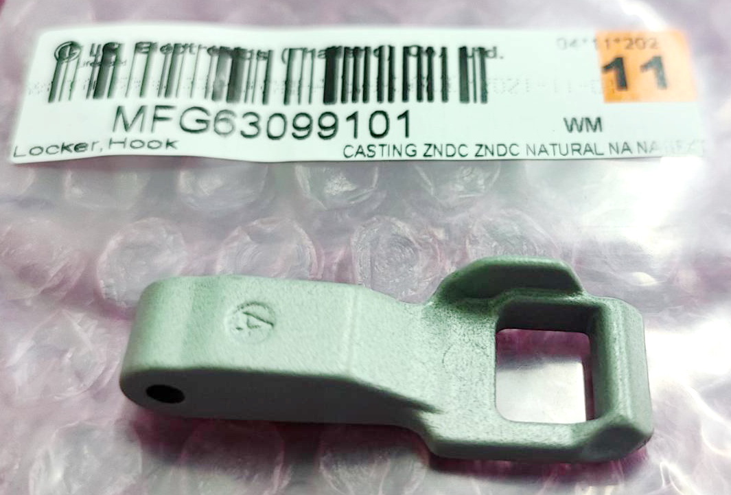 MFG63099101 ,AGF77417823 LOCKER HOOK ฝาประตู LG อะไหล่แท้ใหม่บริษัท