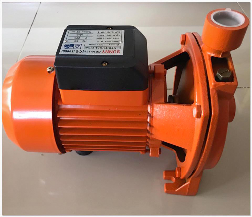 ปั้มน้ำหอยโข่งขนาด 1 นิ้ว มอเตอร์ 1 แรง ยี่ห้อ Sunny