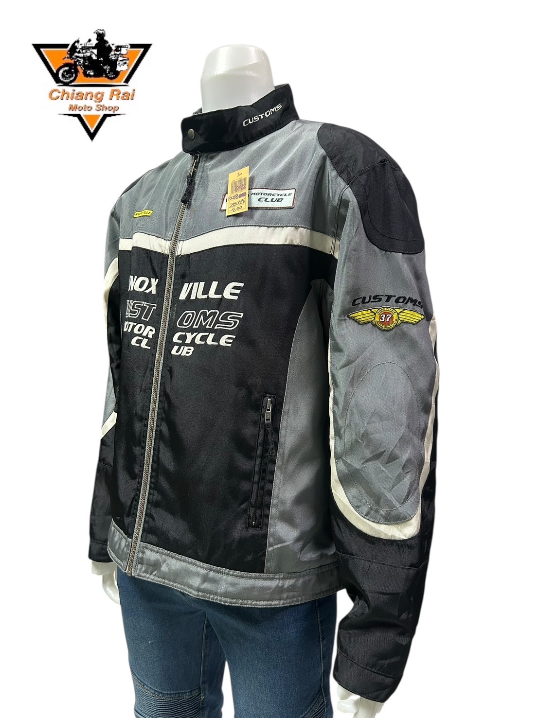 เสื้อขี่มอเตอร์ไซด์( มือสอง) CRSB 042 : อก 48" ยาว 26" (L) **ไม่มีการ์ด**