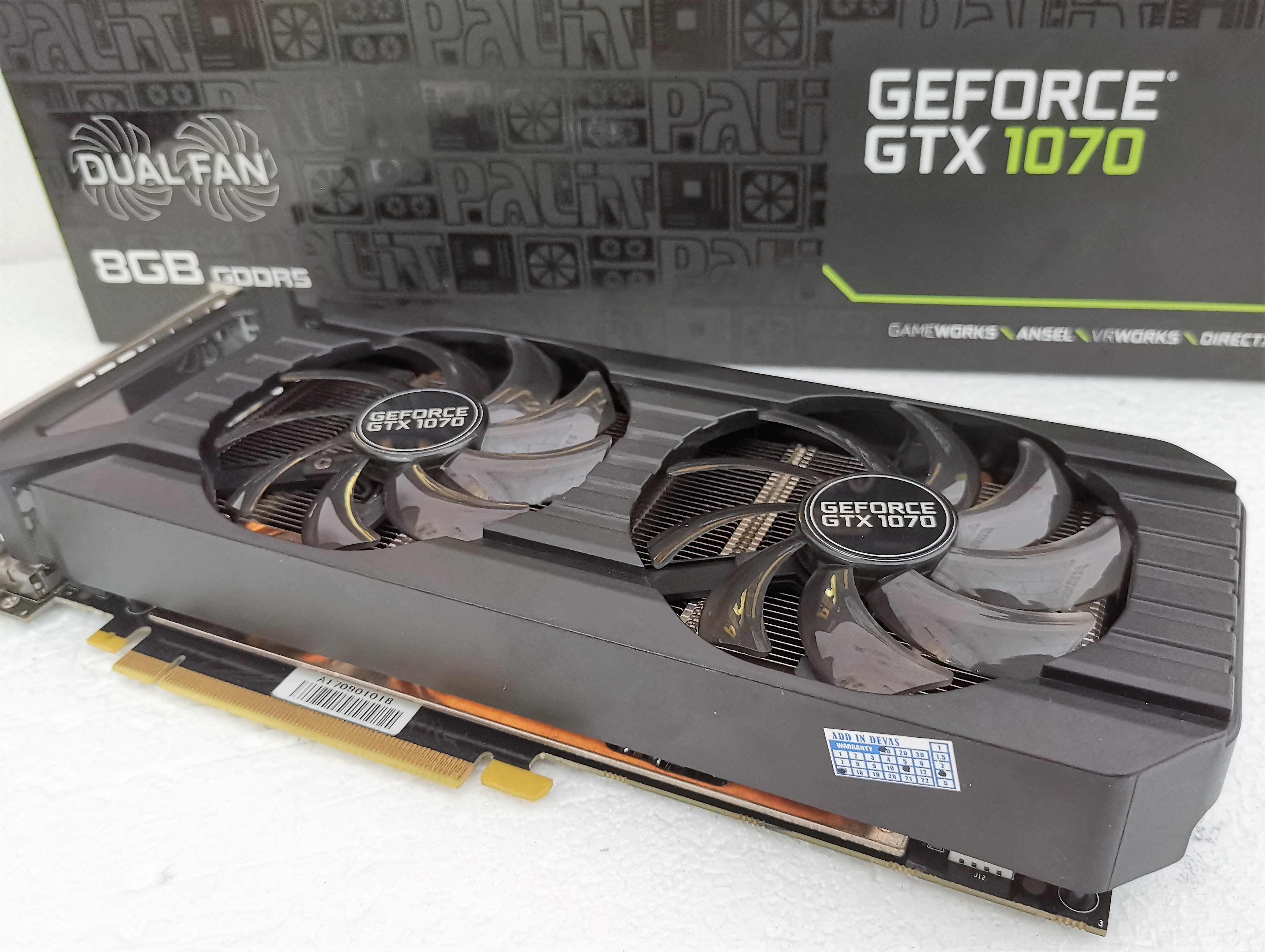 PALIT GTX1070 8GB Dual Fan