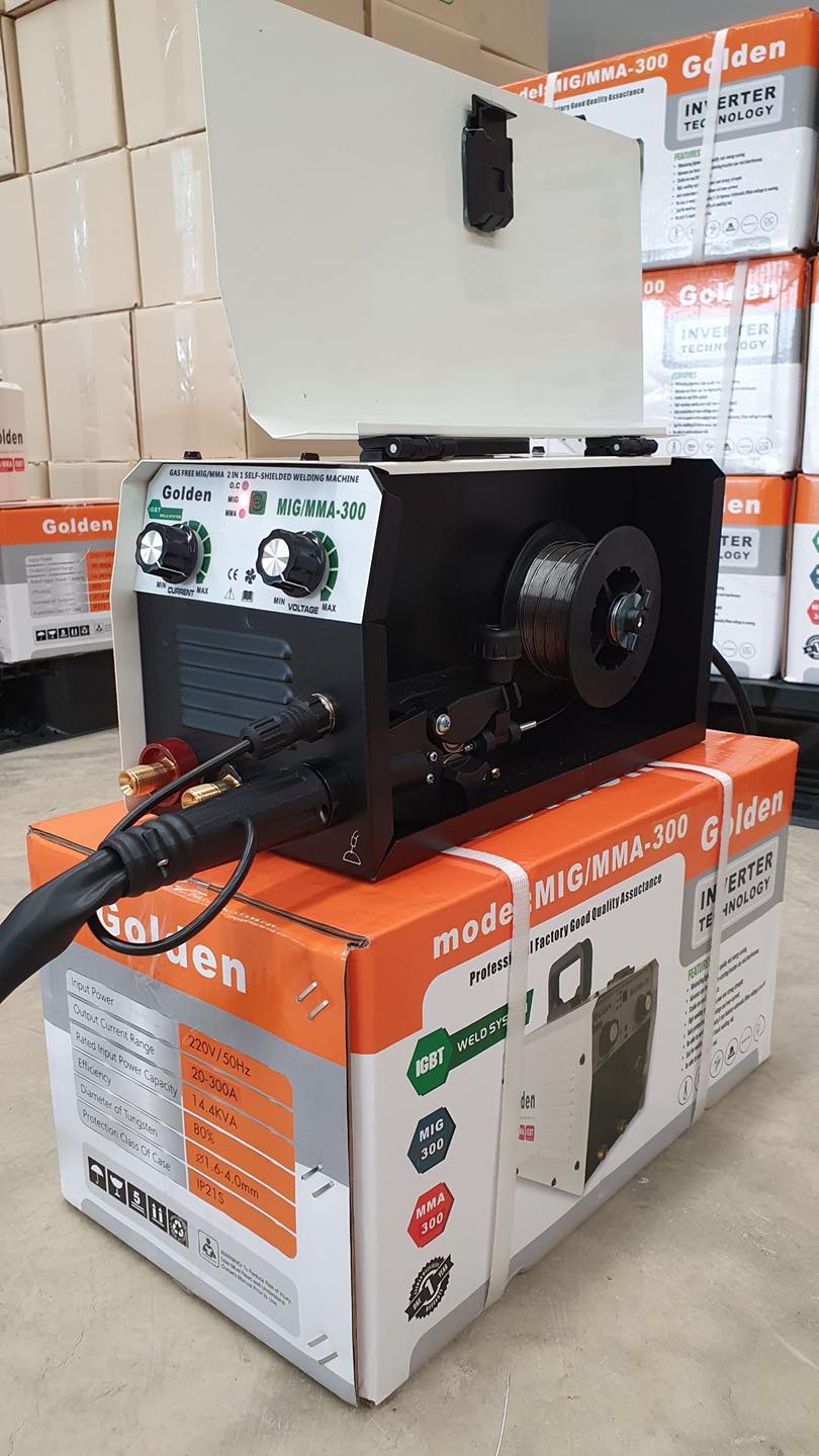ตู้เชื่อมไฟฟ้า 2 ระบบ Golden รุ่น KTB-MIG/MMA-300 (300 AMP)