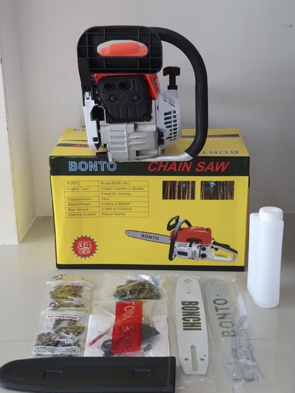 เลื่อยยนต์ ยี่ห้อ BONTO 11.5 นิ้ว โซ่ 3 เส้น บาร์ 2 อัน