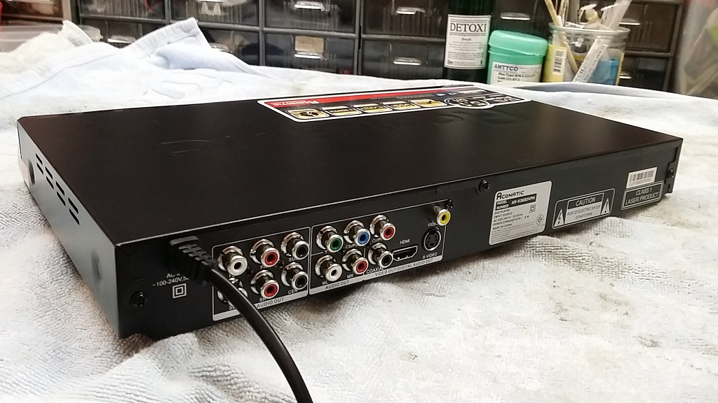 ซ่อมเครื่องเล่น CD-DVD ยี่ห้อ Aconatic รุ่น AN-9360DVPH อาการไม่อ่านแผ่น