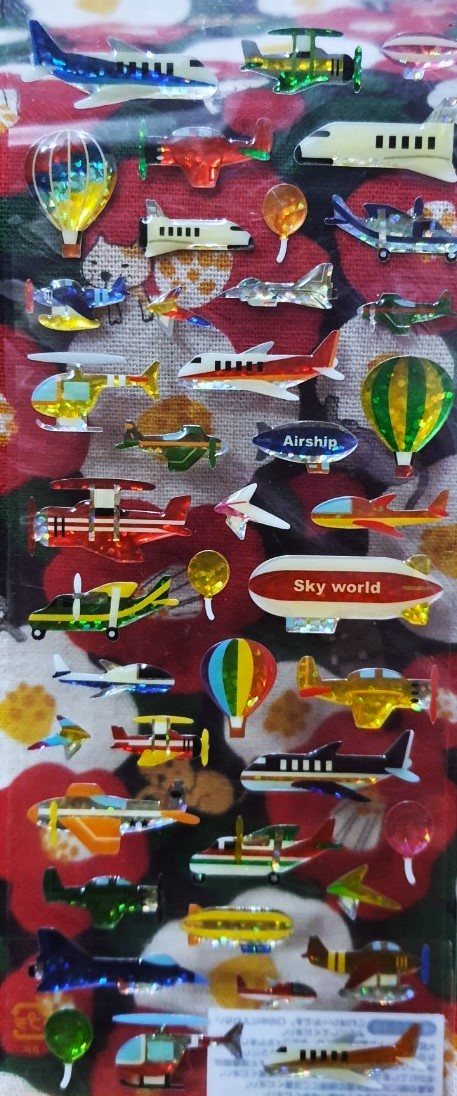 Airship Sticker สติ๊กเกอร์เครื่องบิน จากญี่ปุ่น