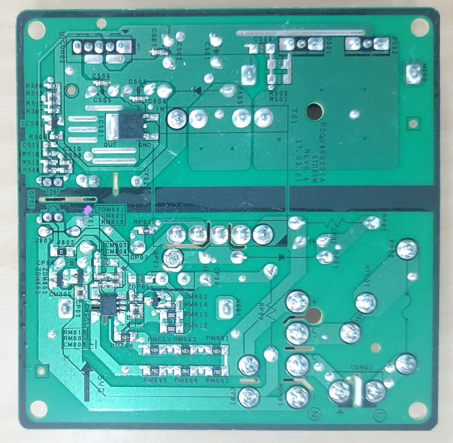 DA92-00486A บอร์ดภาคจ่ายไฟตู้เย็น SAMSUNG