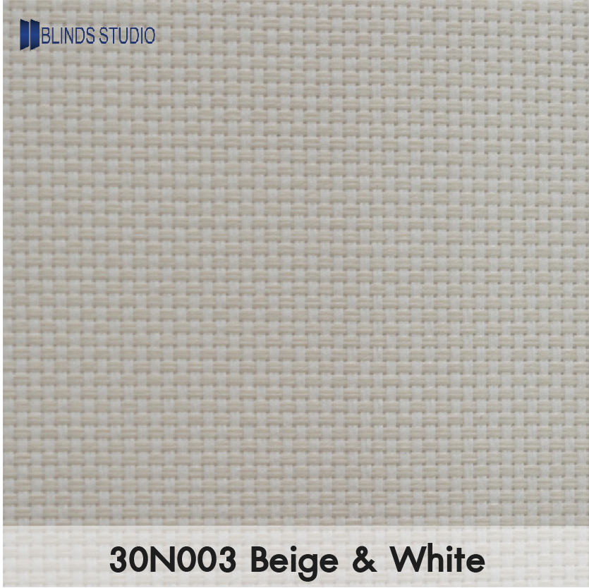 30N003 Beige / White