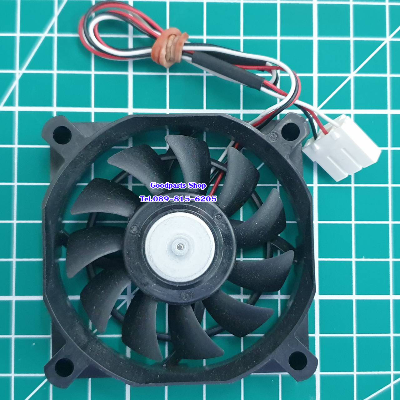 พัดลม U66R12MS1AB-52K09 12VDC ขนาด 6.6 x 6.6 x 1.5 cm