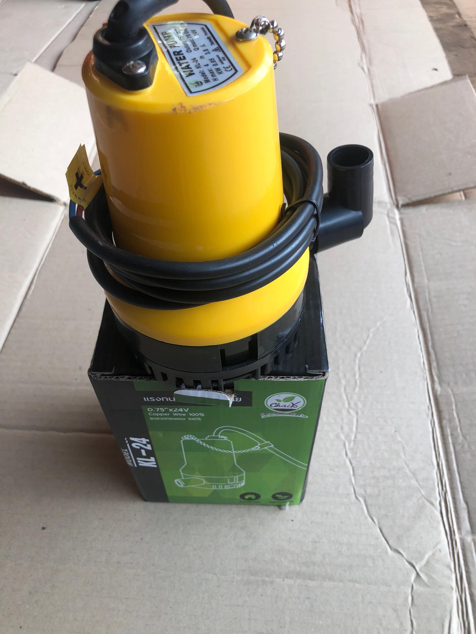 ปั๊มน้ำจุ่ม DC24V