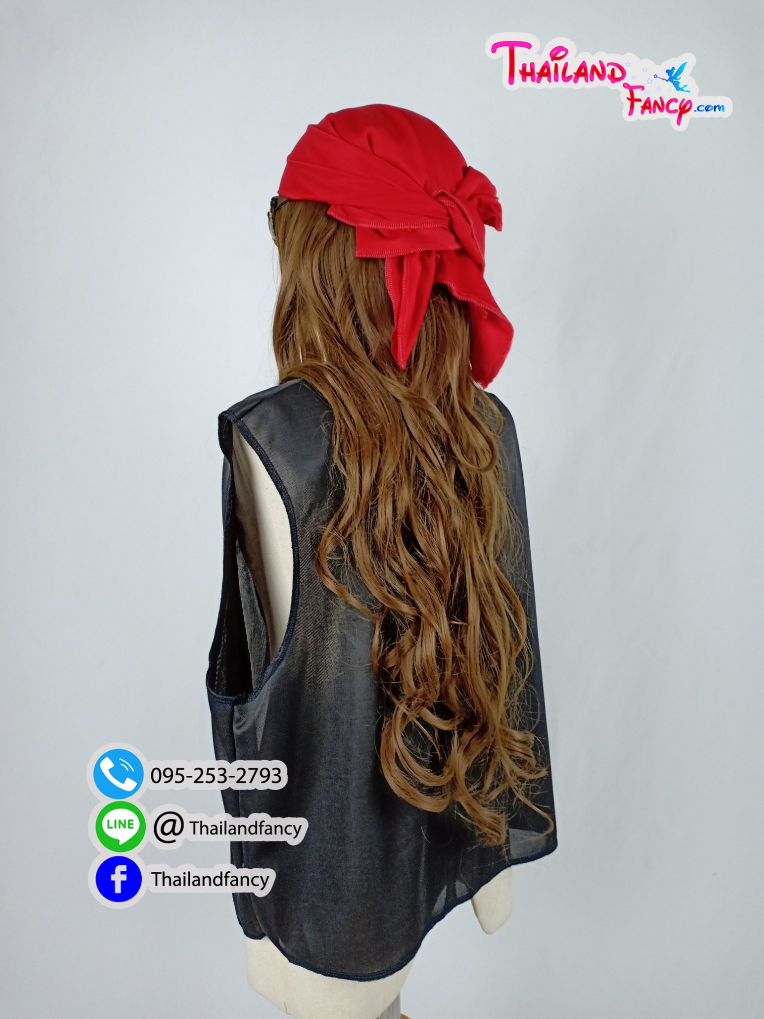 ชุดแฟนซีโจรสลัด เซ็ทโจรสลัด Pirate Costume เซ็ทแจ็คสแปร์โรว์ ชุดฮาโลวีน ชุดโจรสลัดชายขหญิงแบบเซ็ทพร้อมอุปกรณ์