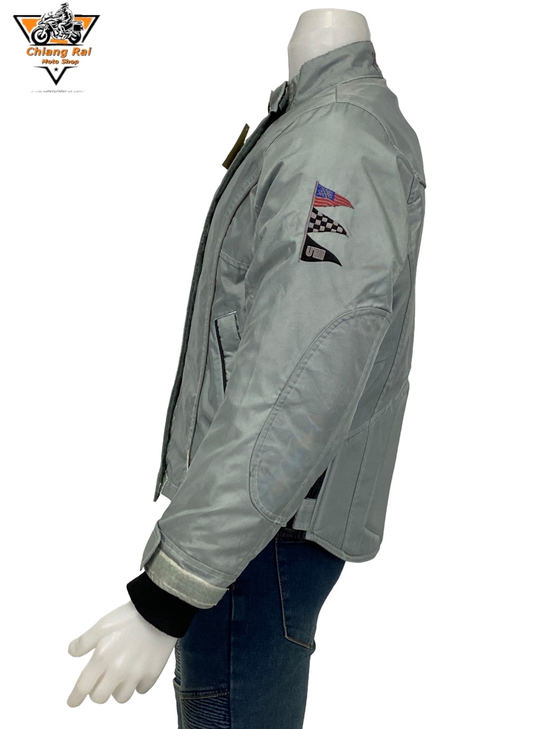 เสื้อขี่มอเตอร์ไซด์( มือสอง) RCSA 512: อก 44" ยาว 24" (M) **UM**