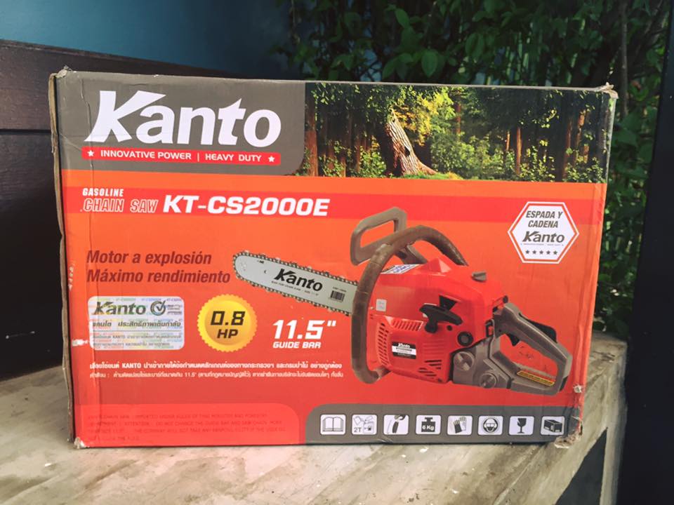 Kanto เลื่อยยนต์11.5 บาร์ 2 จังหวะ ฟรี โซ่ 2