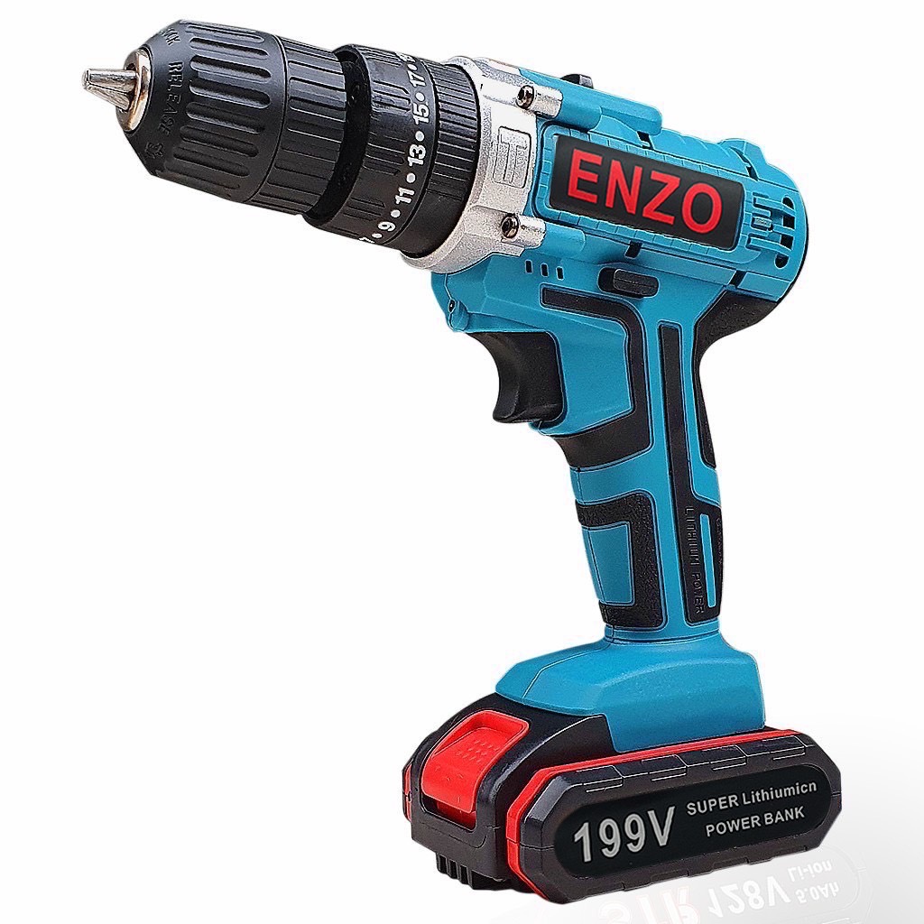 สว่านแบตกระแทก ENZO 199V พร้อมอุปกรณ์