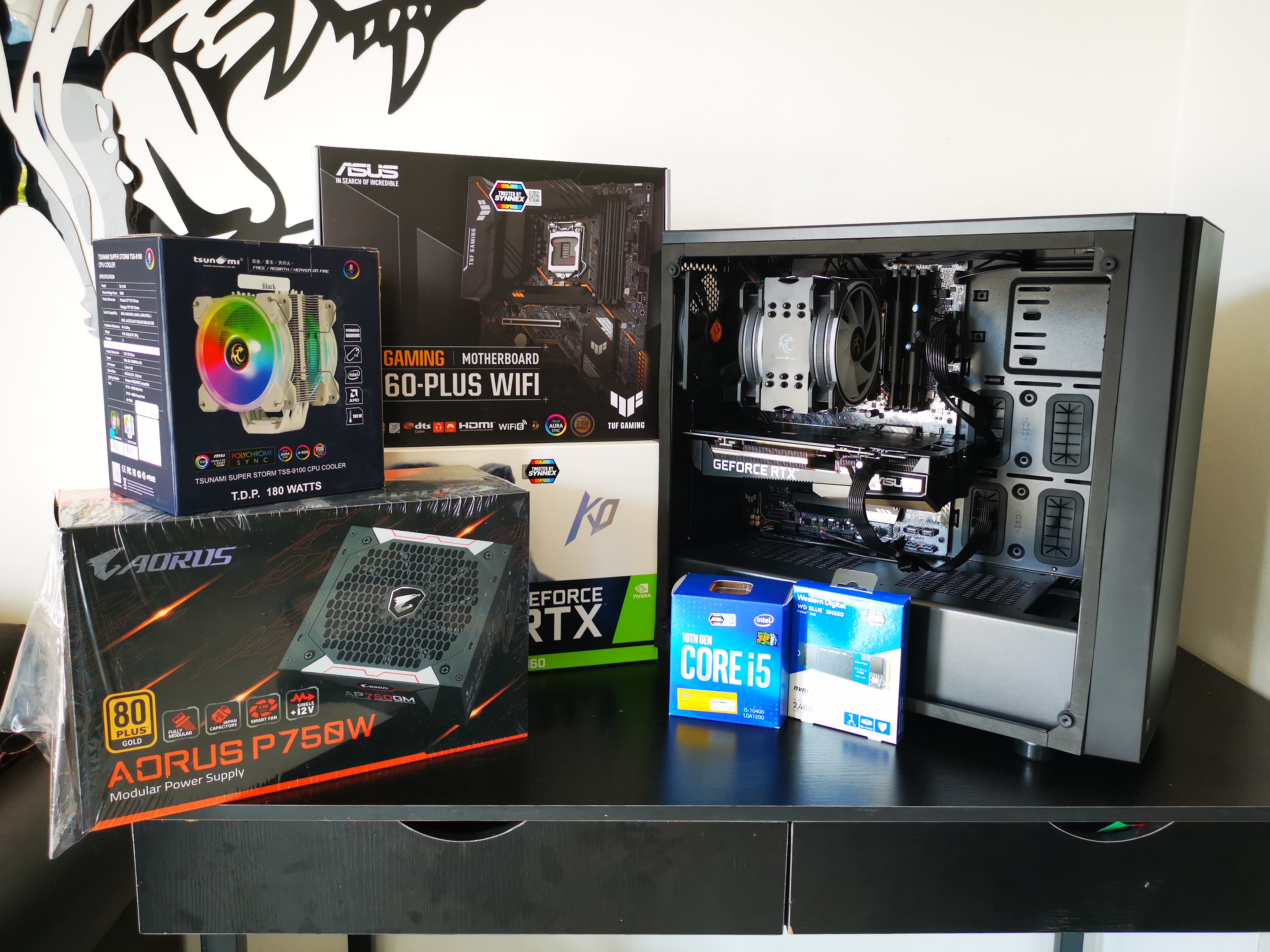 คอมประกอบเซ็ต i5 10400 การ์ดจอ MSI RTX 3060