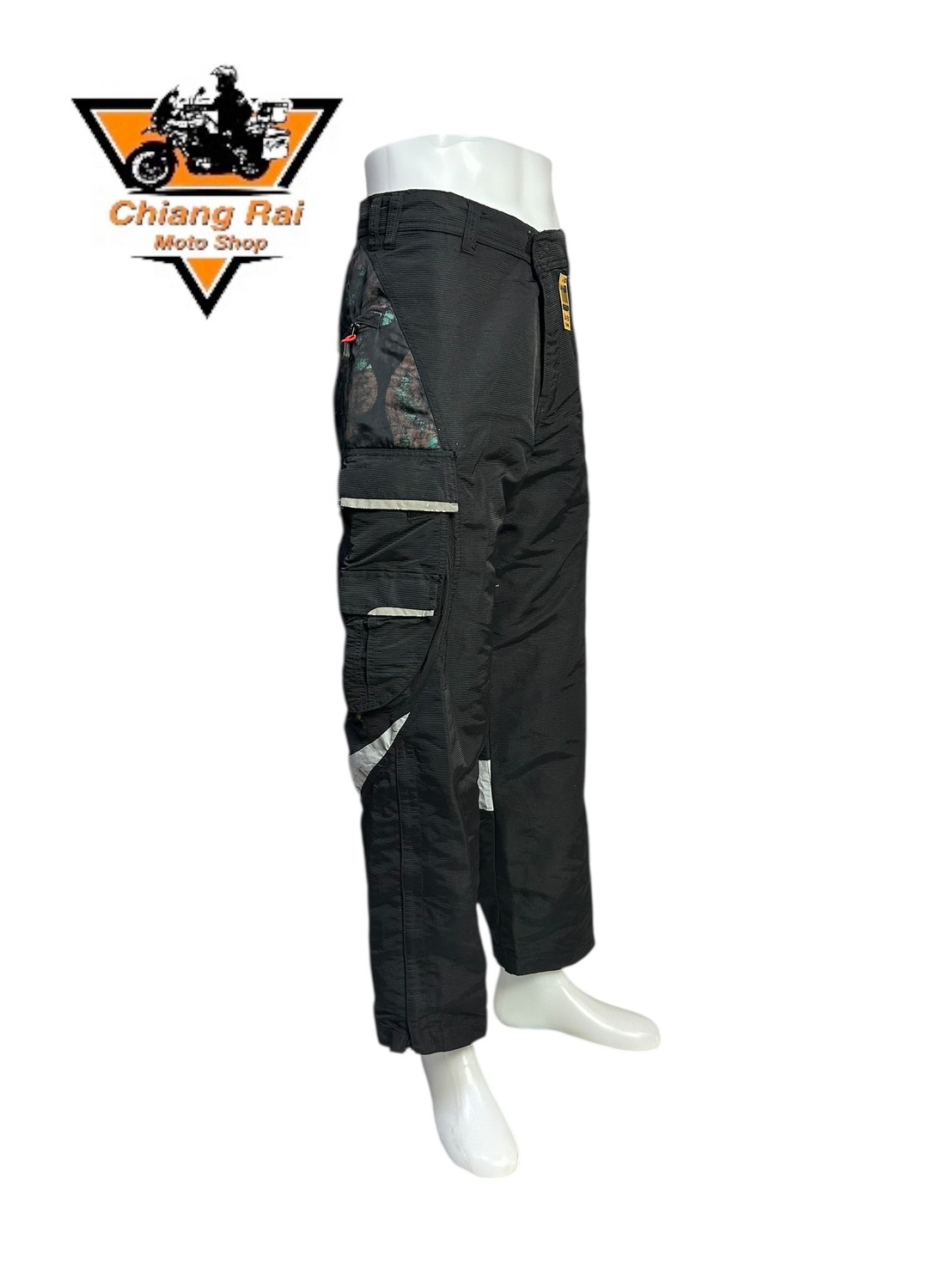 กางเกงขี่มอเตอร์ไซด์ ( มือสอง ) E&A 670: เอว 34" ยาว 30" **ABERCROMBIE**