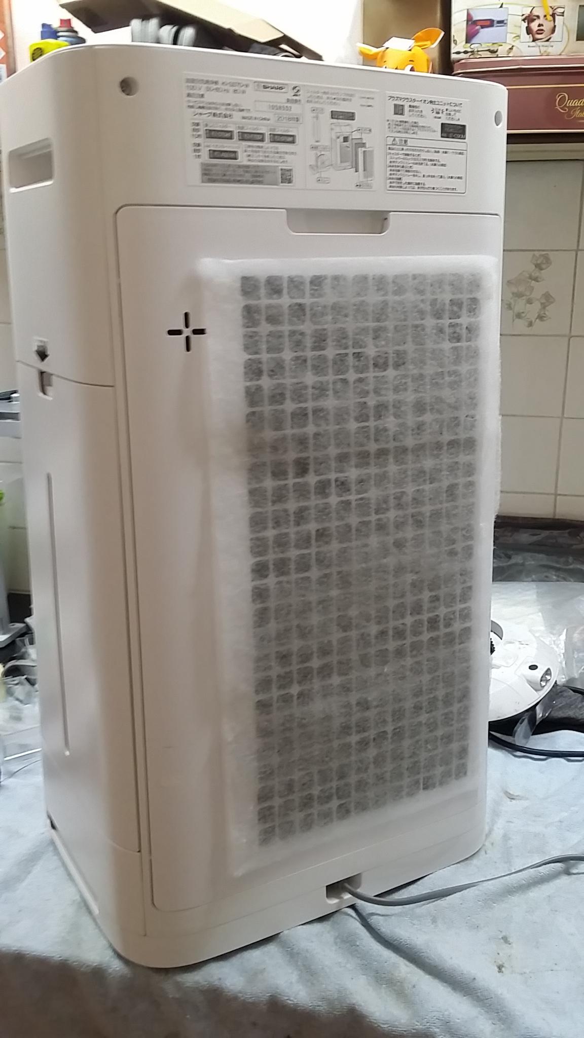 ซ่อมเครื่องฟอกอากาศจากประเทศญี่ปุ่น ยี่ห้อ SHARP รุ่น KI-GS70-W อาการเปิดไม่ติดซ๊อตเพราะเสียบไฟ 220V