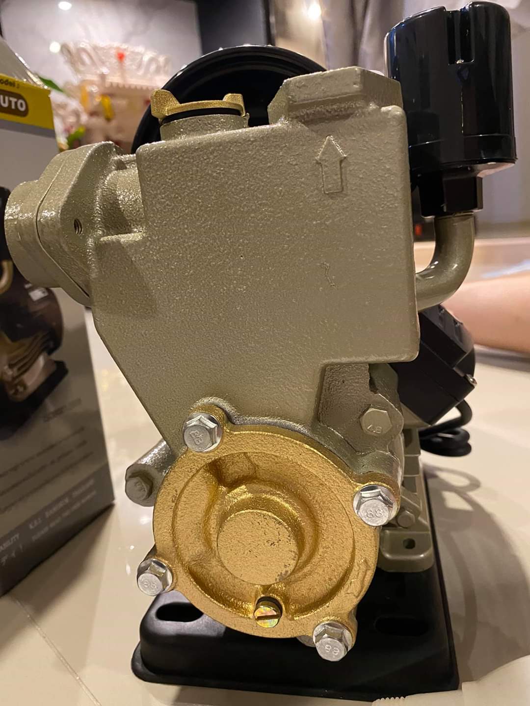 ปั๊มน้ำอัตโนมัติ Kanto รุ่น KT-PS-160 แถมกันน้ำไหลย้อนกลับและข้อต่อ