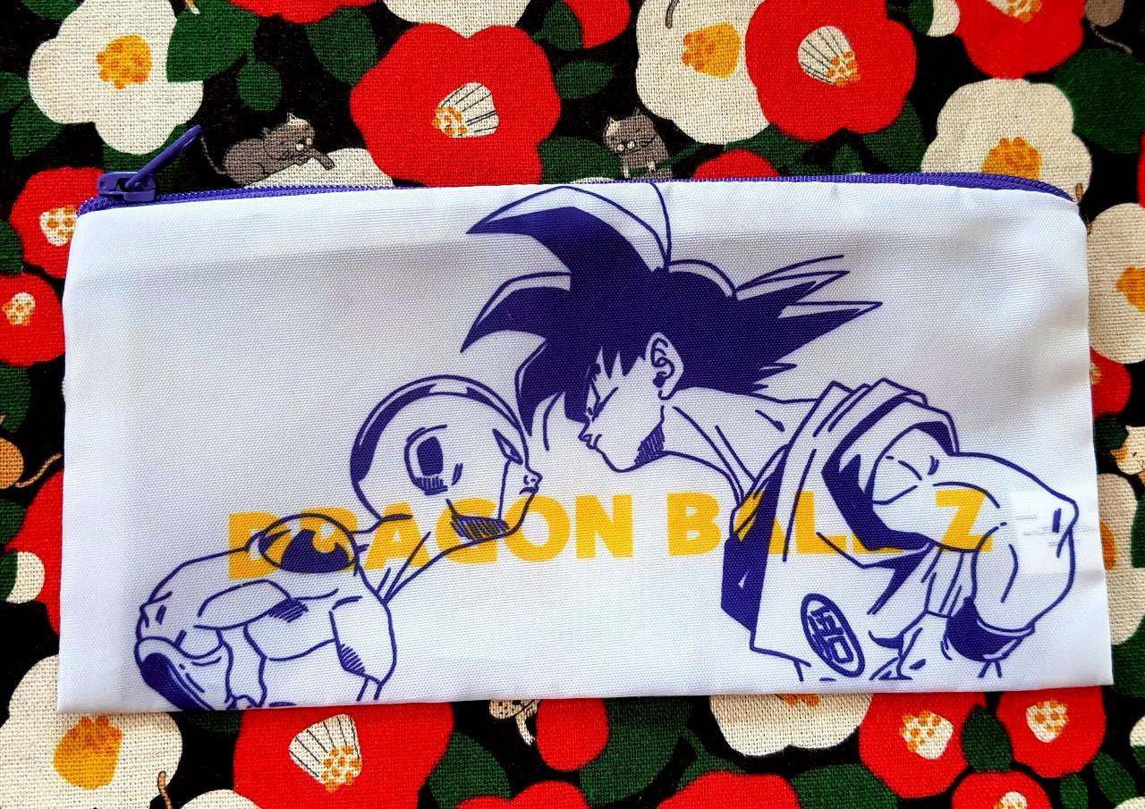 Dragon ball กระเป๋าใส่ของ ใส่เครื่องเขียน ดราก้อนบอล BANDAI จากญี่ปุ่น Size : 18.5 x 9.5 cm
