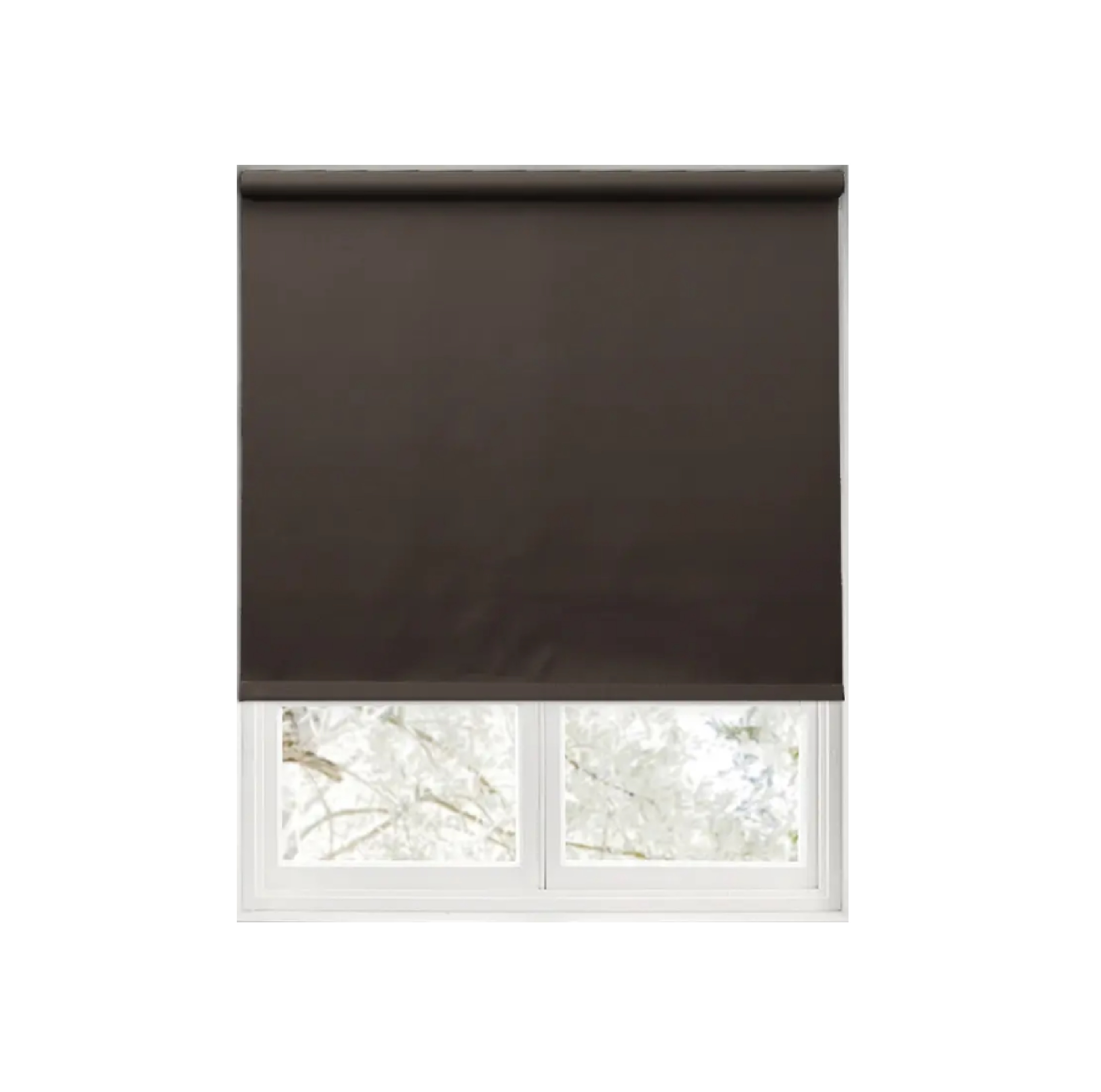 DAVINCI ม่านม้วนทึบแสง BC-001B-D45-3 ขนาด 100x210 ซม. สีน้ำตาล
