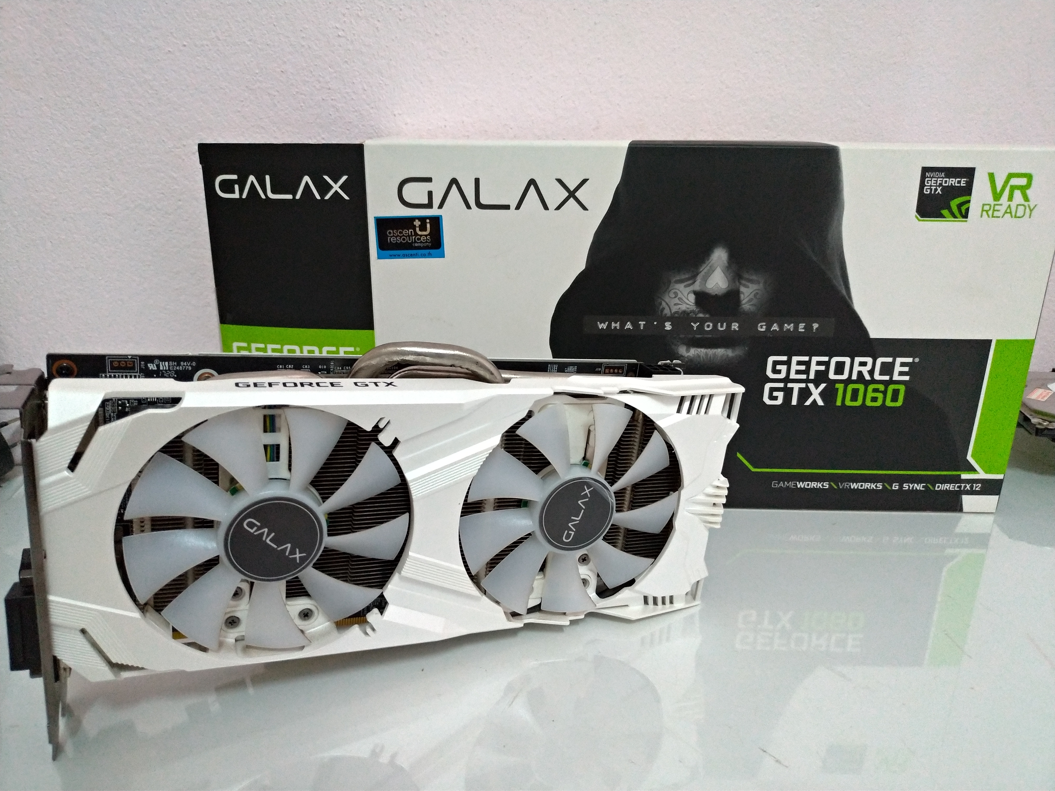 GALAX GTX1060 EXOC WHITE 6GB