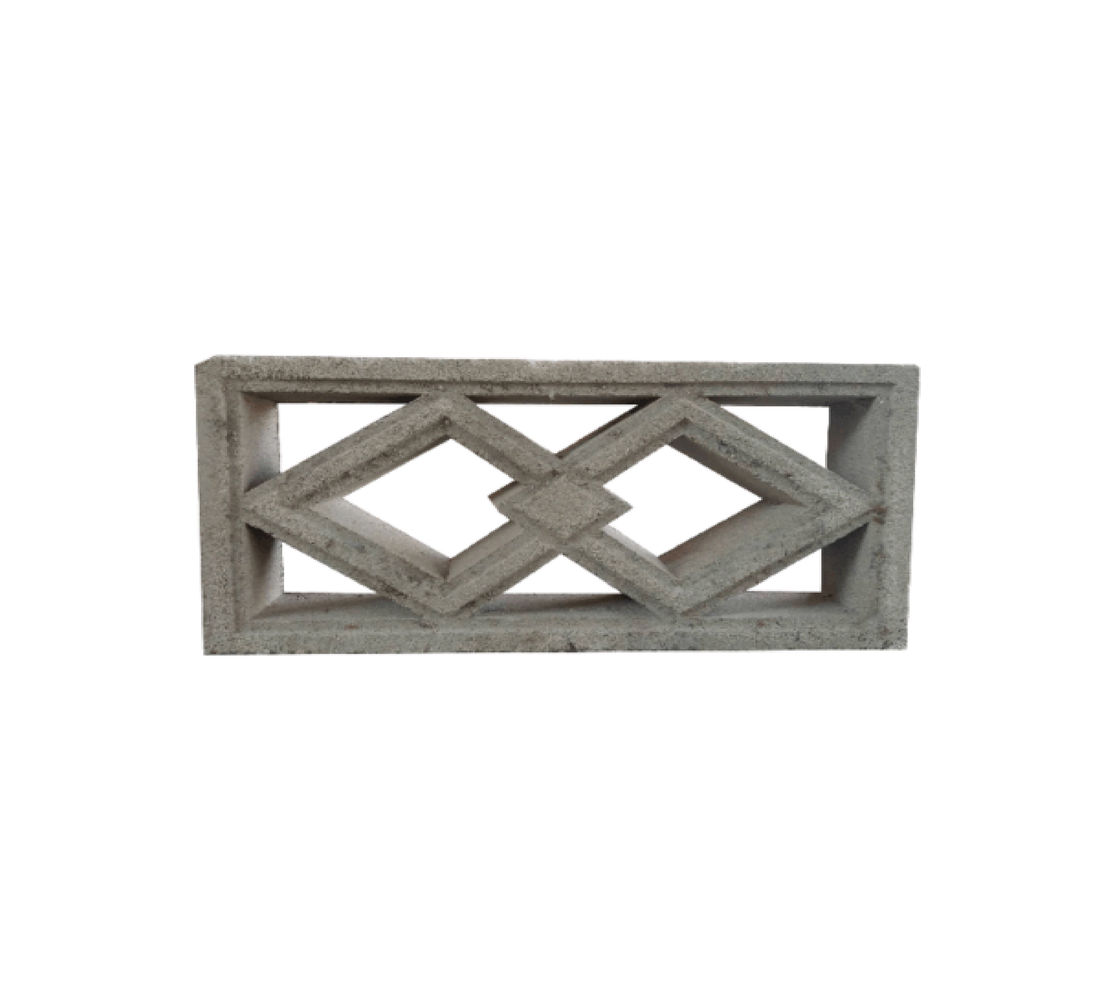 ดูร่าวัน บล็อกช่องลม ลายข้าวหลามตัด ขนาด 19x39x9ซม.