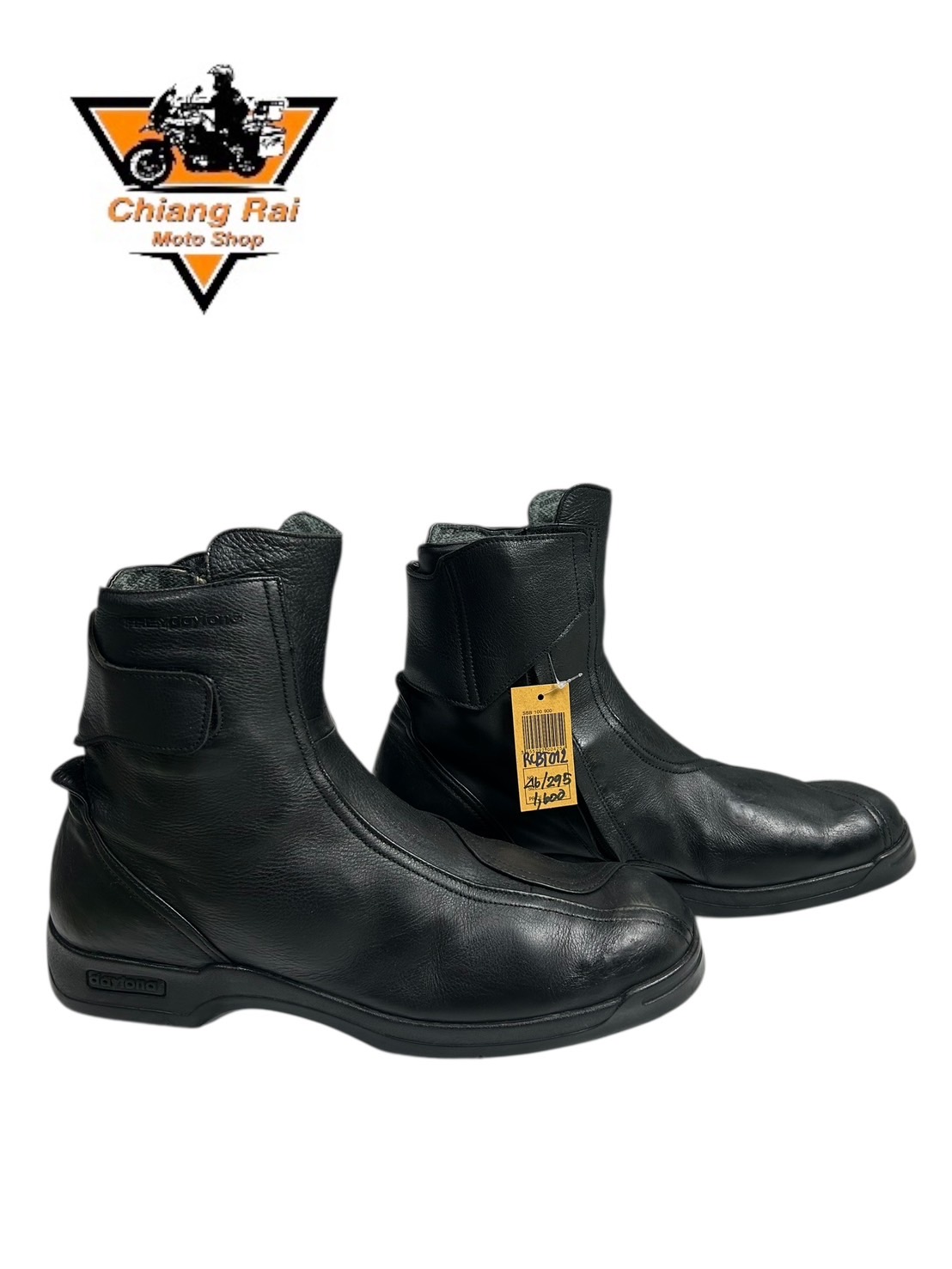 รองเท้าขี่มอเตอร์ไซด์( มือสอง) RCBT-012 Size ขนาดจากป้าย 46:EUR / 11.5:UK / 29.5:Cm.(Daytona)