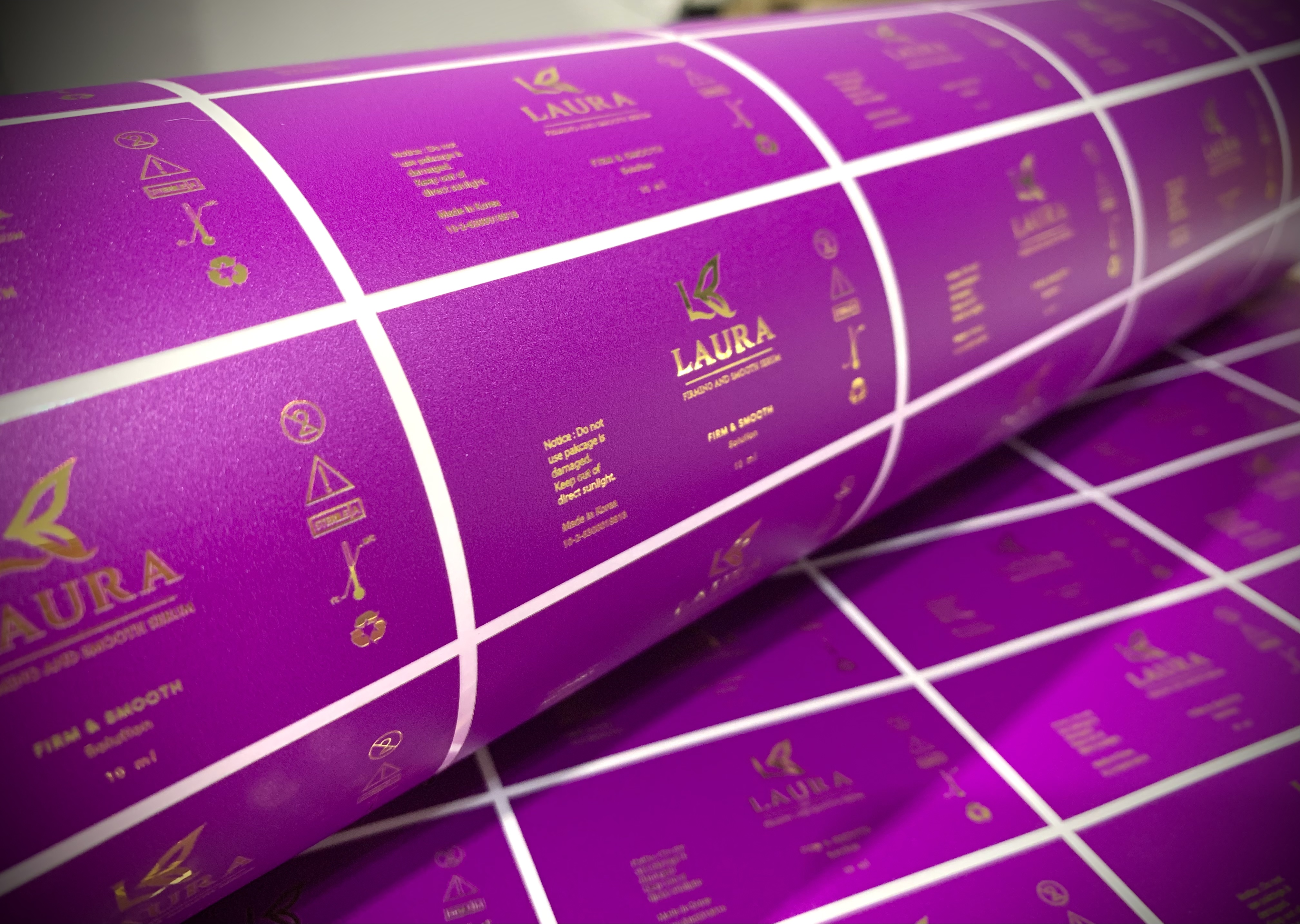 สติ๊กเกอร์ฉลากสินค้าฟรอยทอง ฟอยล์