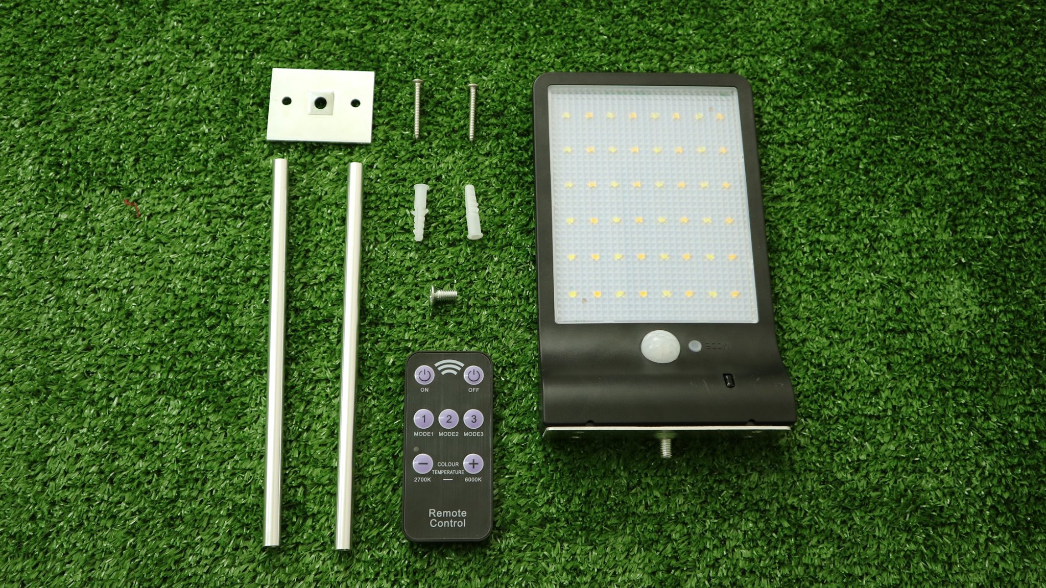 WALLLIGHT โคมไฟติดผนังโซล่าเซลล์(พร้อมรีโมท)