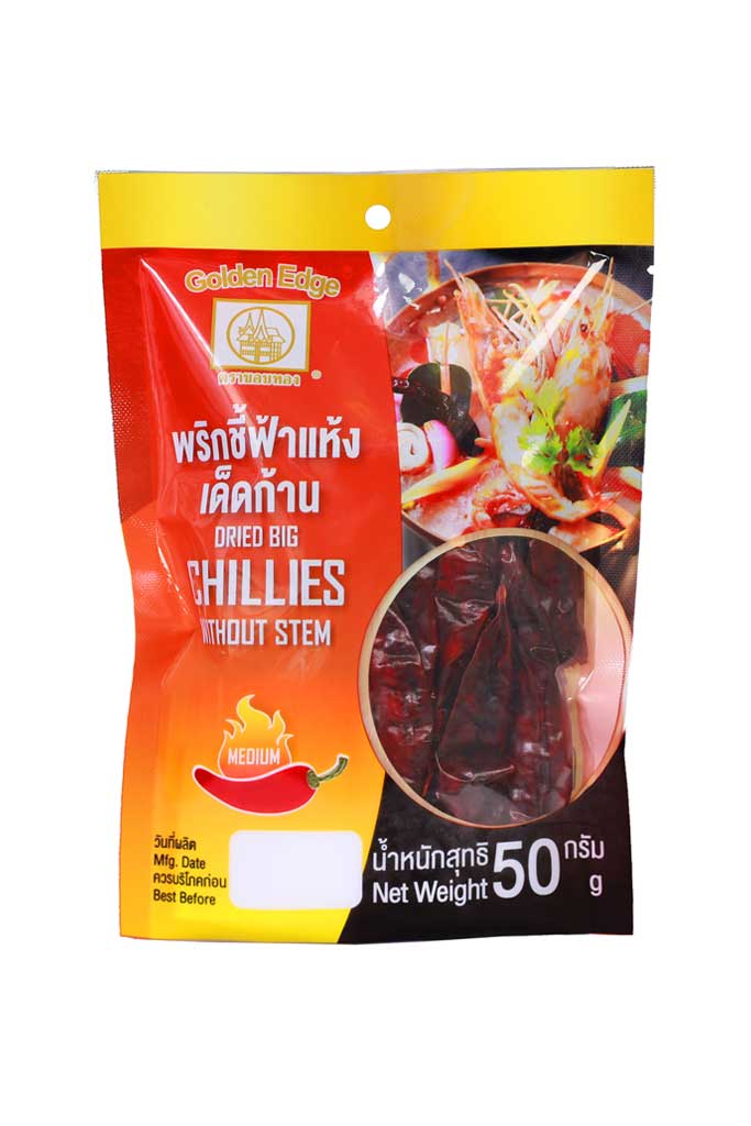 DRY BIG CHILLI - พริกขี้ฟ้าเม็ดถุงใหญ่