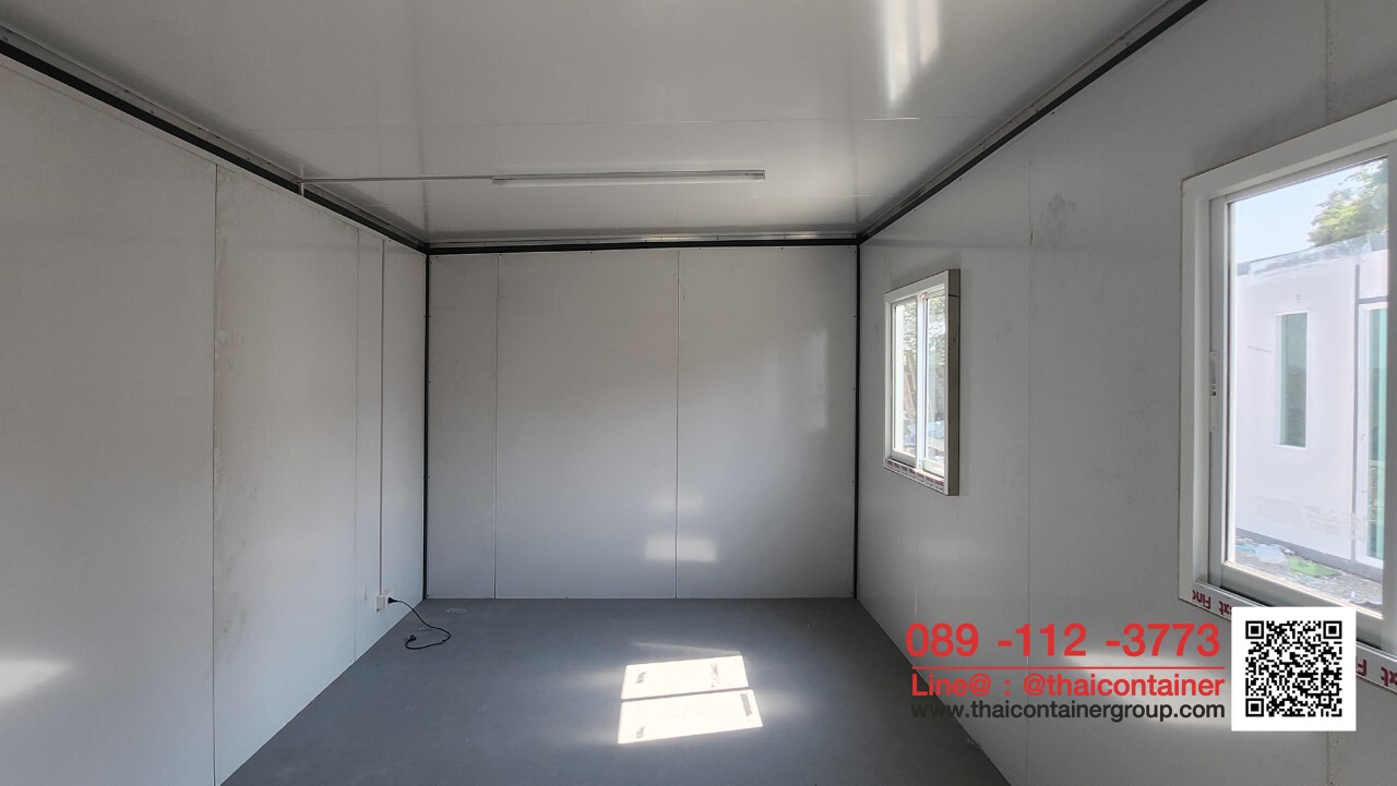 ตู้ออฟฟิต ผนัง สำเร็จรูป 3*6ม. สำนักงานเคลื่อนที่ ตู้สำนักงาน ตู้สำเร็จรูป