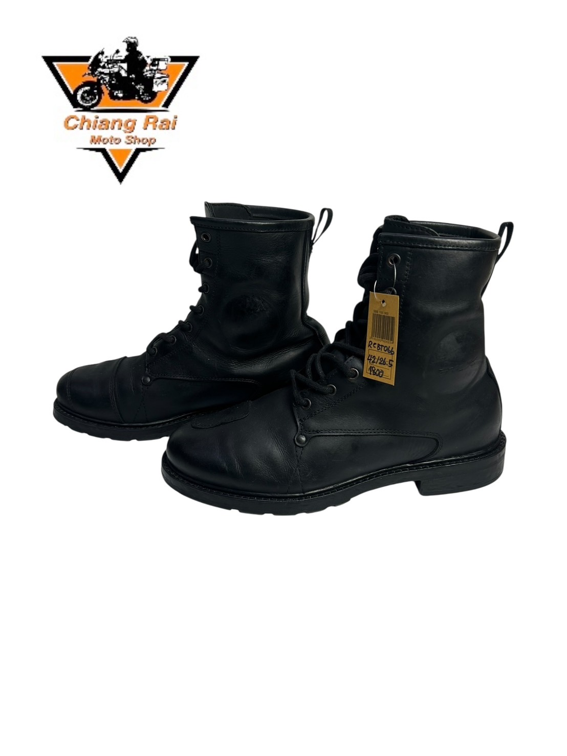 รองเท้าขี่มอเตอร์ไซด์( มือสอง) RCBT-066 Size ขนาดจากป้าย 42:EUR / 8:UK / 26.5:Cm.(TCX)