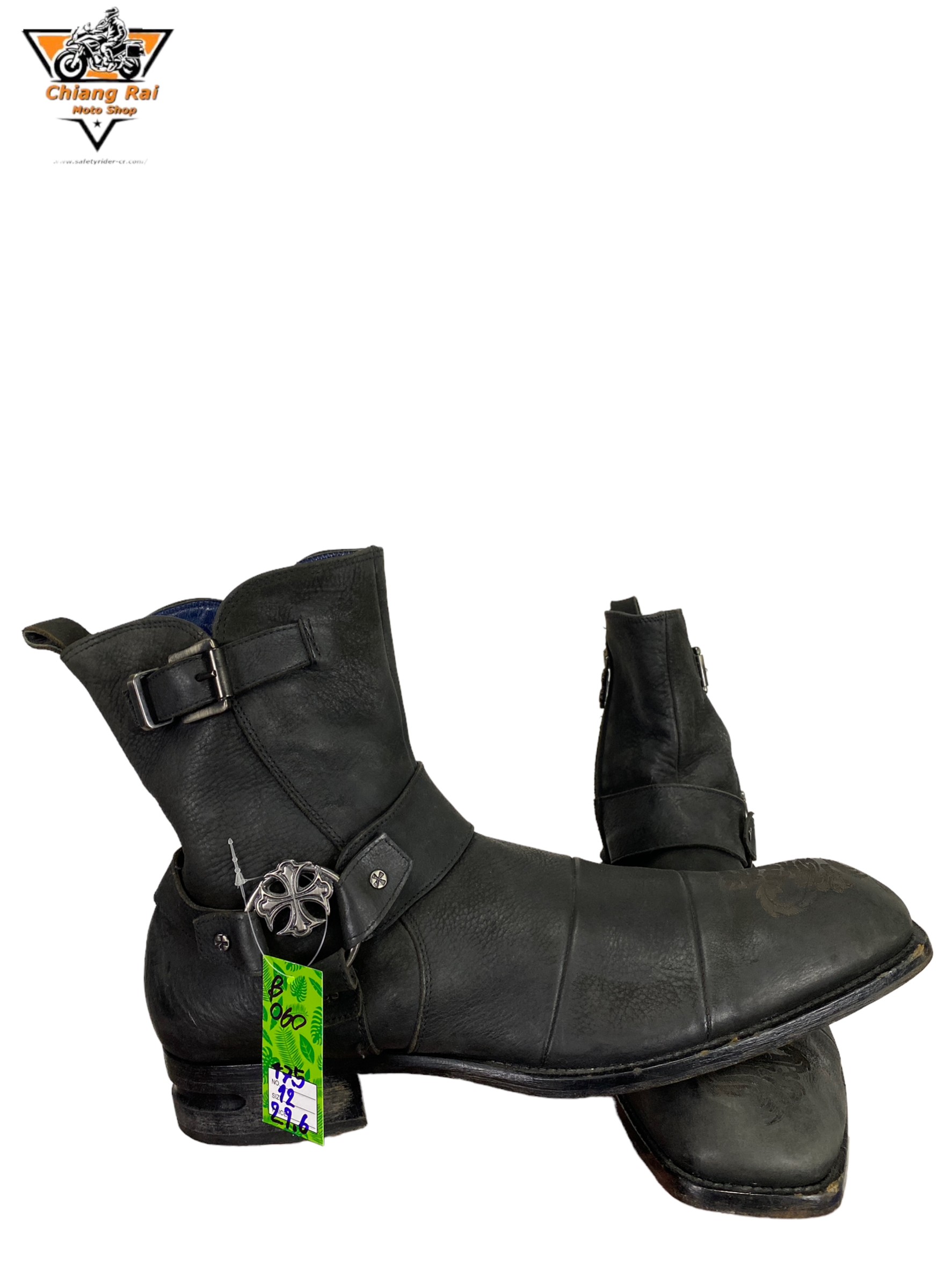 รองเท้าขี่มอเตอร์ไซด์( มือสอง) RCBS-060 Size ขนาดจากป้าย 47.5:EUR / 12:UK / 29.6:Cm.(MARKNASON)