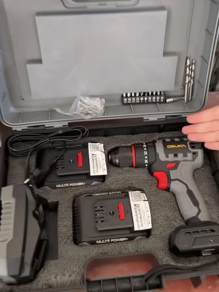 สว่านแบตกระแทก 3 ระบบ ไร้แปรงถ่าน ยี่ห้อ OSUKA รุ่น OCHD802-D2