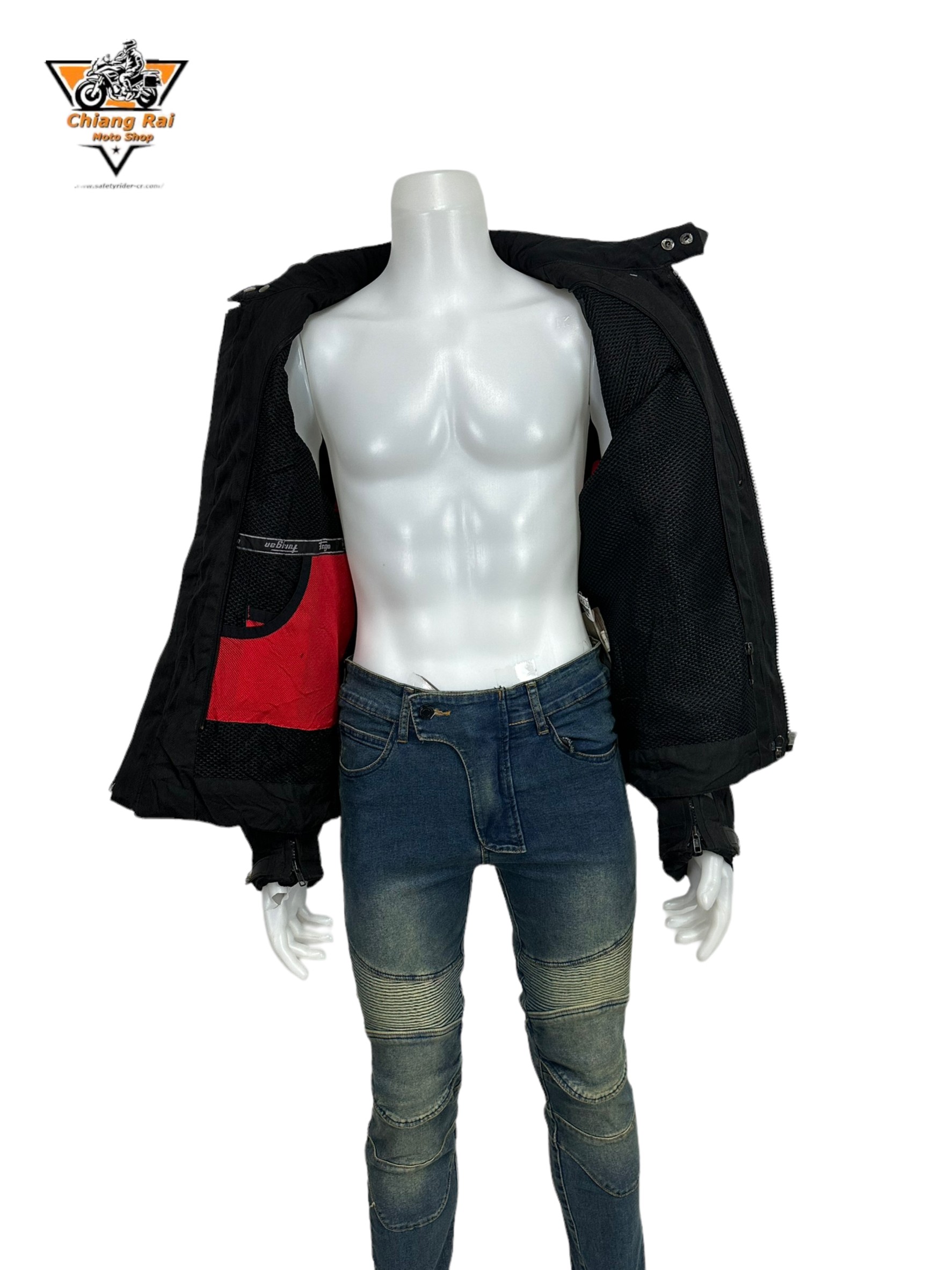 เสื้อขี่มอเตอร์ไซด์( มือสอง) RCSA 784 : อก 50" ยาว 27" (XL) Furygan