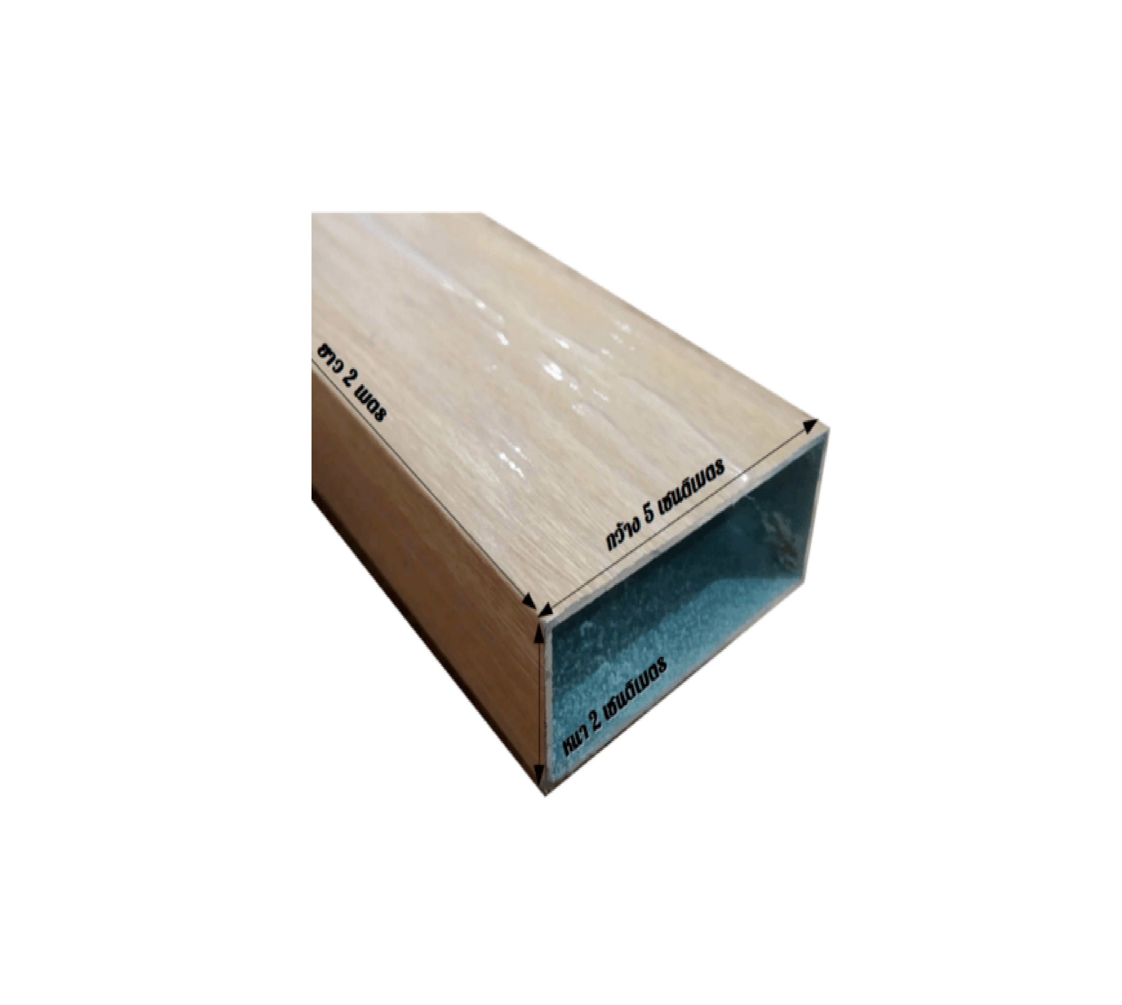 อลูมิเนียมอเนกประสงค์ ผิวเสมือนจริง 2 x2.0m รุ่น ALU2-2T03 สีสักทอง