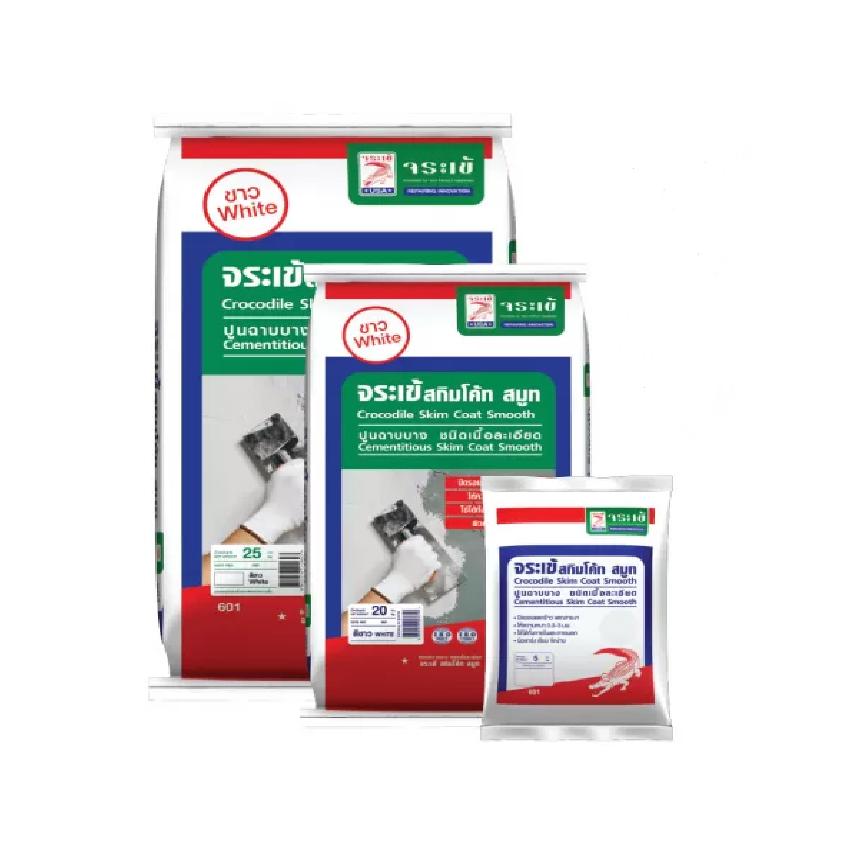 จระเข้ สกิมโค้ท สมูท Crocodile Skim Coat Smooth