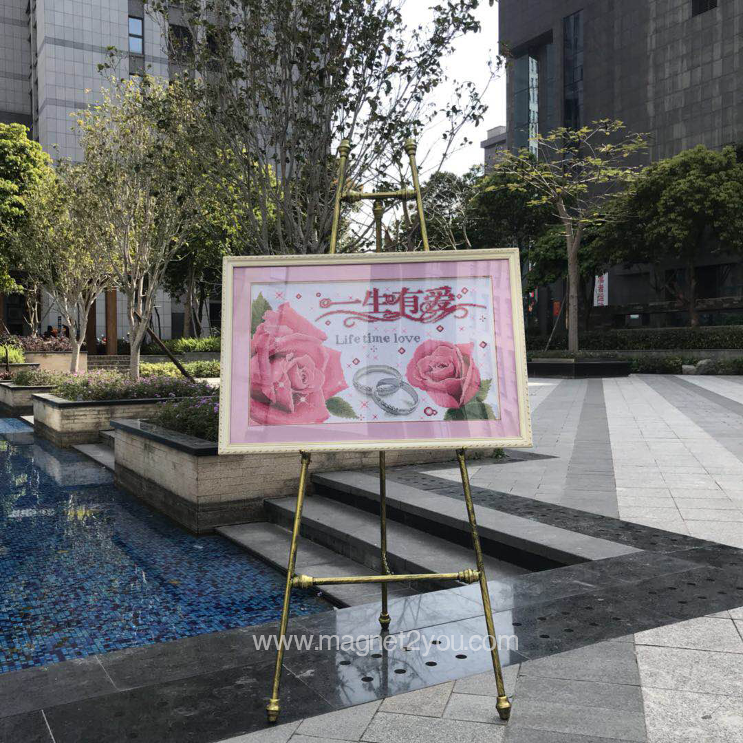 ขาตั้งรูป / ขาตั้งอีเว้นท์ ทรงโมเดิร์น 150x50 CM