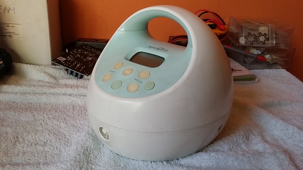 ซ่อมเครื่องปั๊มนมไฟฟ้า ยี่ห้อ SPECTRA รุ่น SPECTRA-S1 อาการเปิดไม่ติด