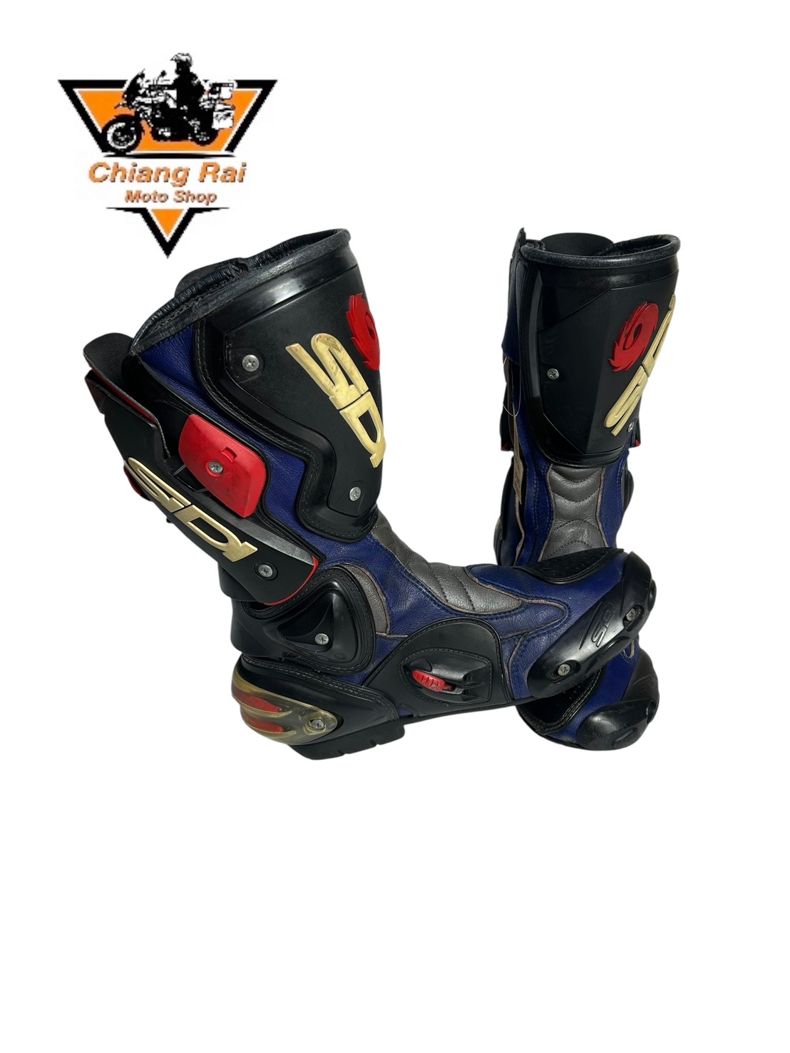 รองเท้าขี่มอเตอร์ไซด์( มือสอง) RCBT-134 Size ขนาดจากป้าย 39:EUR / 6:UK / 24.5:Cm.(SIDI)