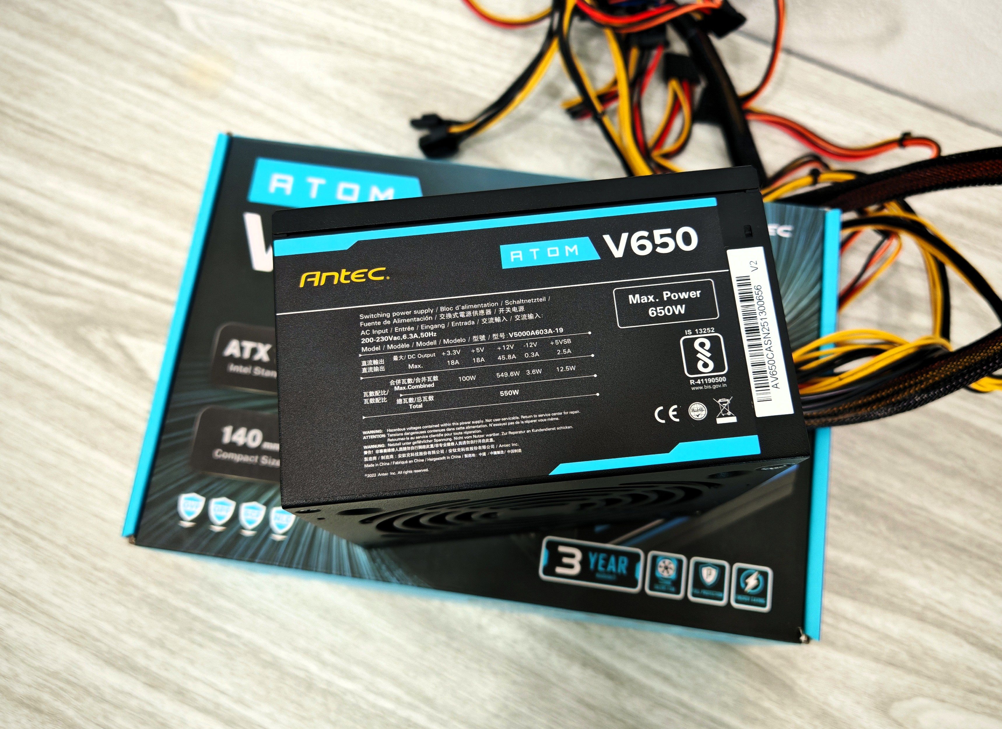 PSU Antec Atom V650 650W (FULL)