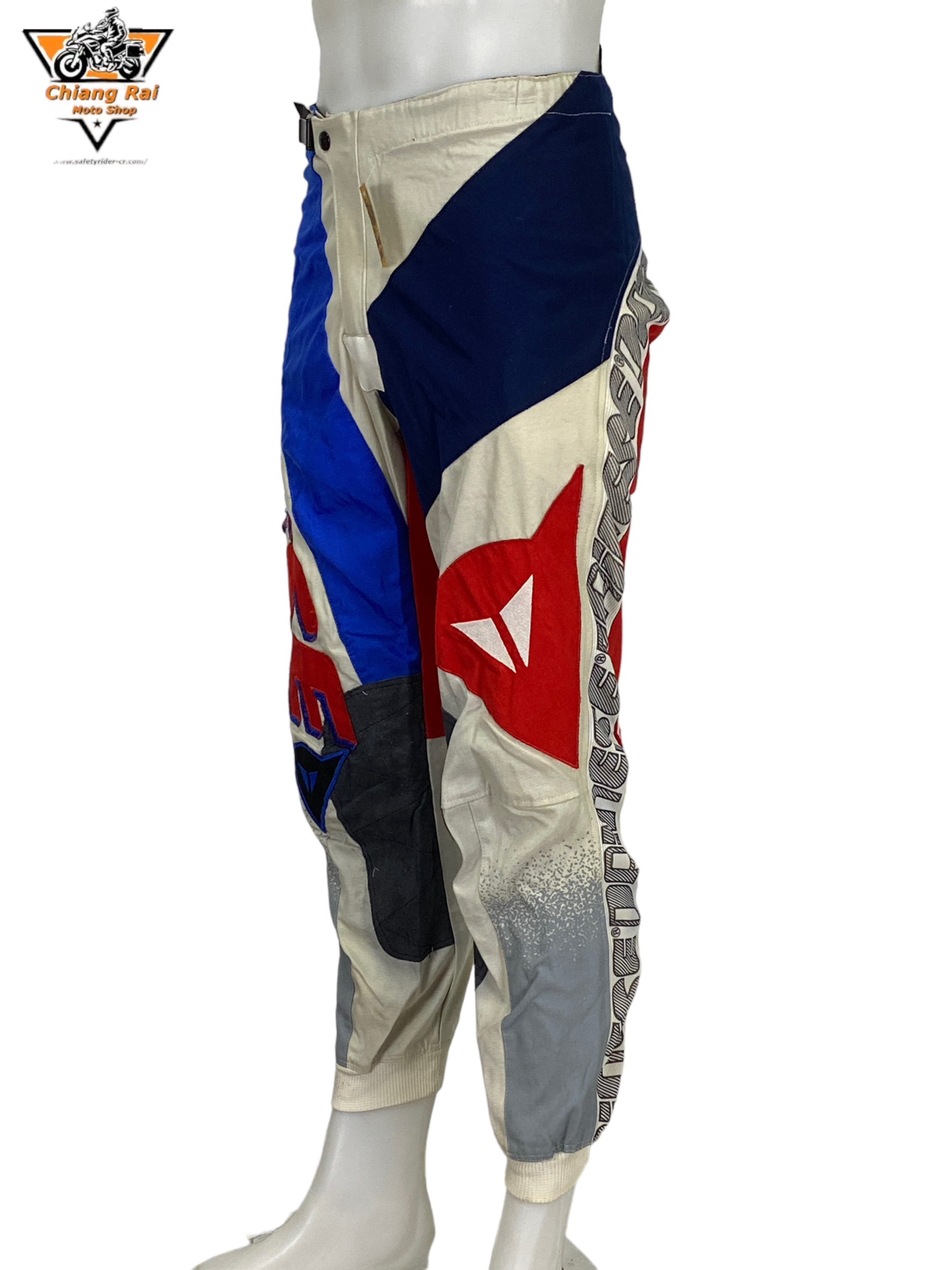 กางเกงขี่มอเตอร์ไซด์ ( มือสอง ) E&A 565: เอว 28-30" ยาว 26" **dinese**