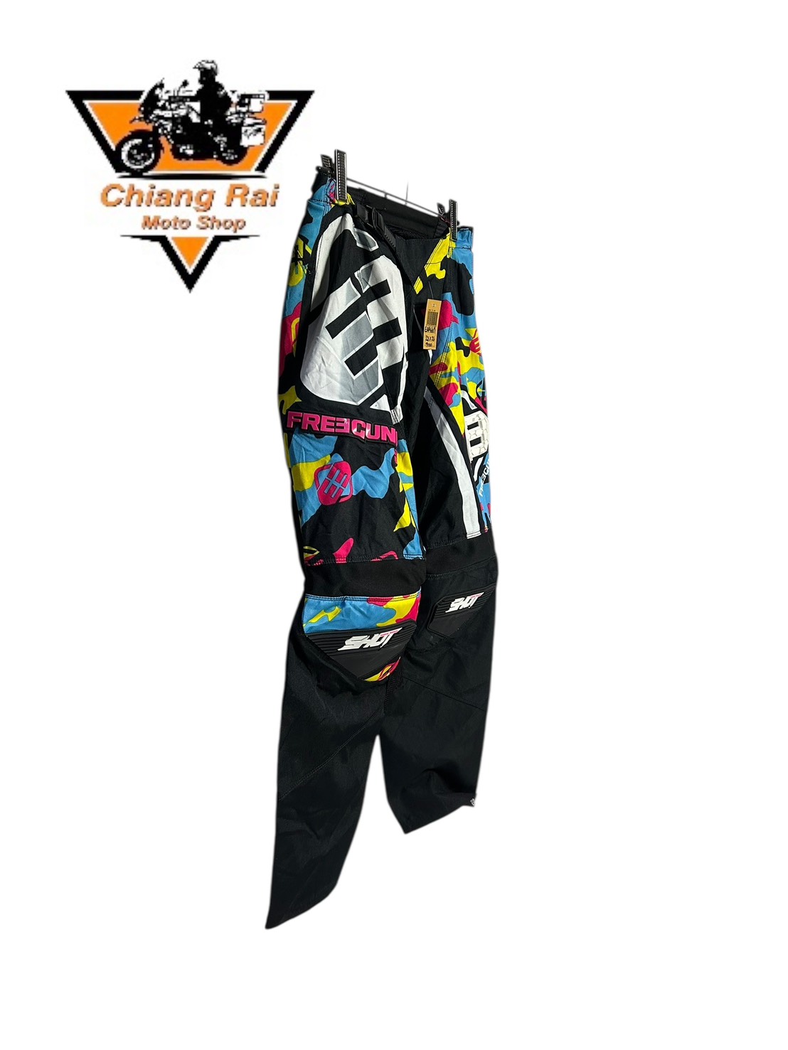 กางเกงขี่มอเตอร์ไซด์ ( มือสอง ) E&A 661: เอว 28" ยาว 26" **FREEGUNGEAR**