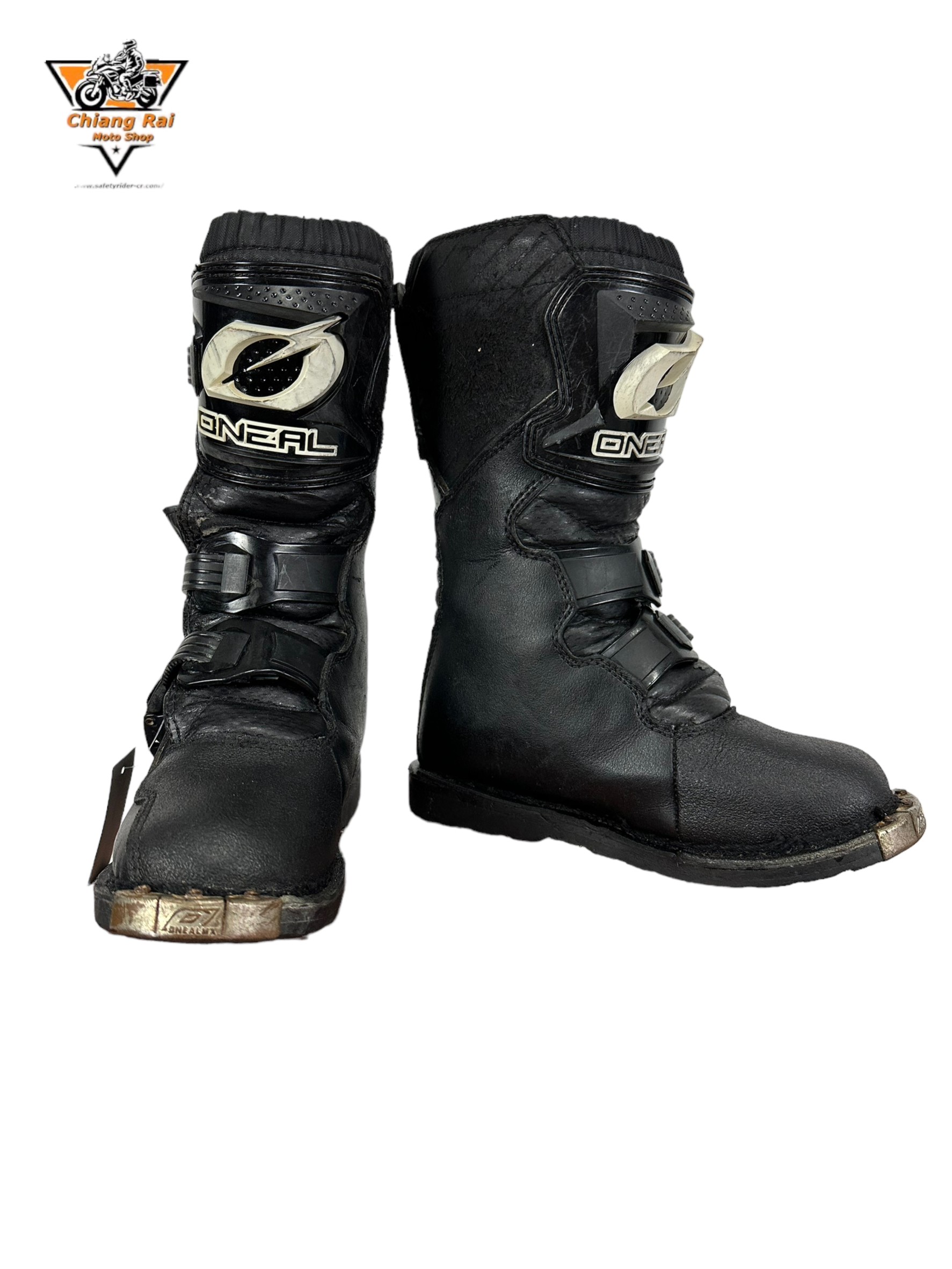 รองเท้าขี่มอเตอร์ไซด์( มือสอง) RCBS-220 Size ขนาดจากป้าย 34:EUR / 1.5:UK / 20:Cm.(ONEAL)