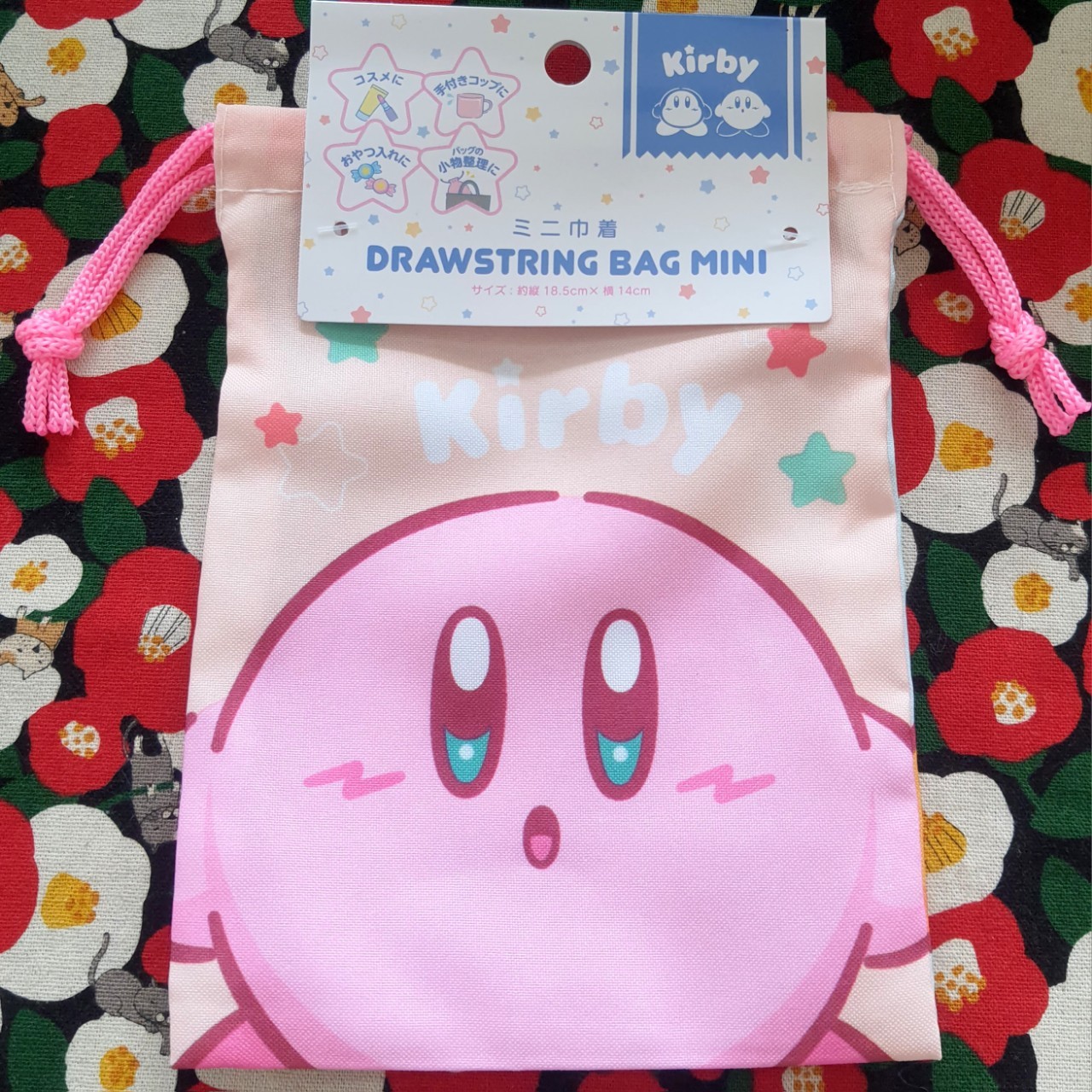 Kirby ถุงหูรูด เคอร์บี้ Size : 18.5 x 14 cm ของแท้จากญี่ปุ่น