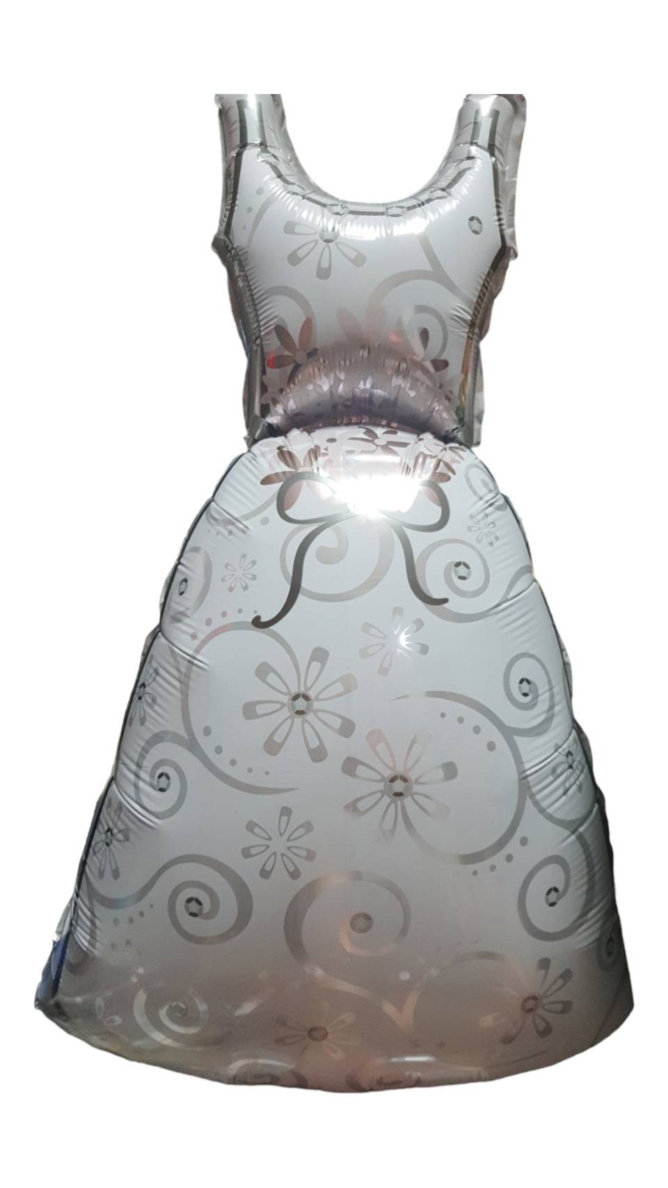 ลูกโป่ง งานปาร์ตี้ / งานแต่งงาน สวย ใบใหญ่ จากญี่ปุ่น Foil Balloon wedding dress Size : 58 x 82 cm