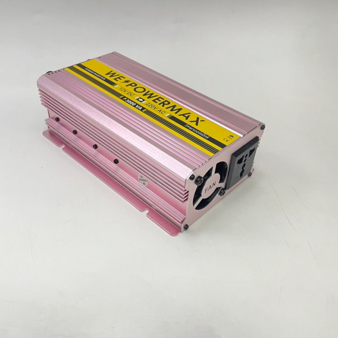 ตัวแปลงไฟ 12V เป็นไฟบ้าน 220V ขนาด 3,000W ยี่ห้อ WE POWER MAX