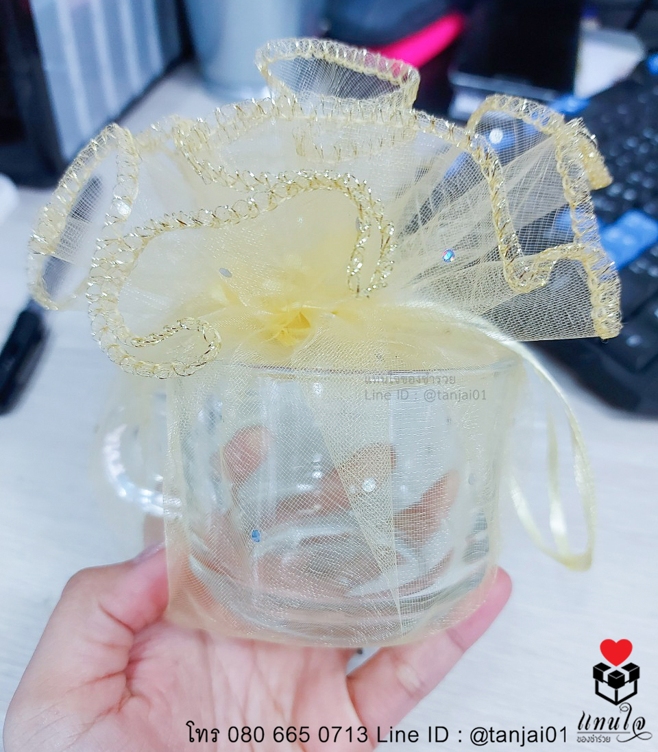 ของที่ระลึกงานเกษียณอายุราชการ ของแจกงานเกษียณอายุราชการ ของชำร่วยงานเกษียณ แก้วใสสกรีน 04