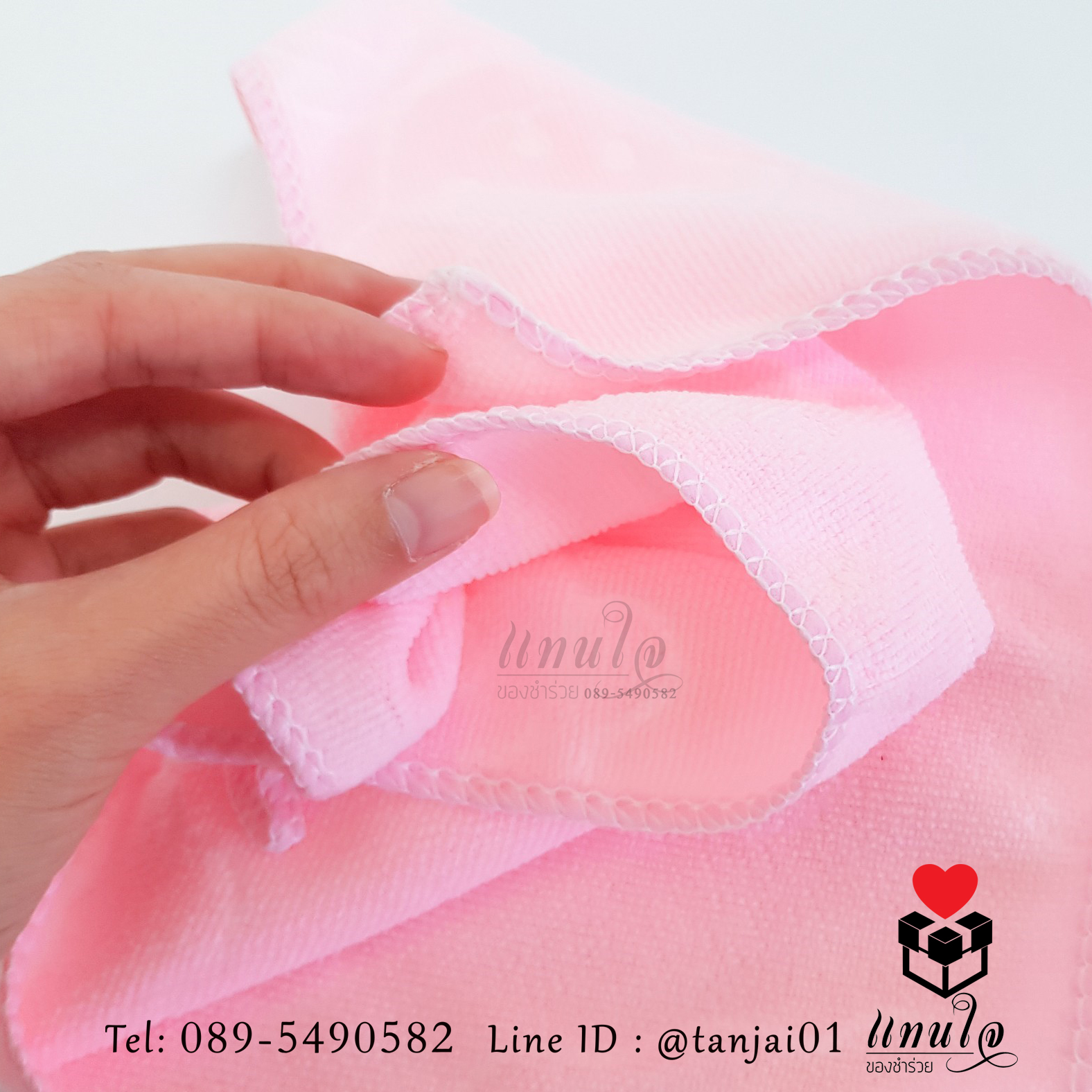 ของชำร่วยแต่งงาน 💕 ผ้าขนหนูลายหมีพร้อมหูหิ้ว ในกล่องริบบิ้นปีกนก💕 สวยหรู💕