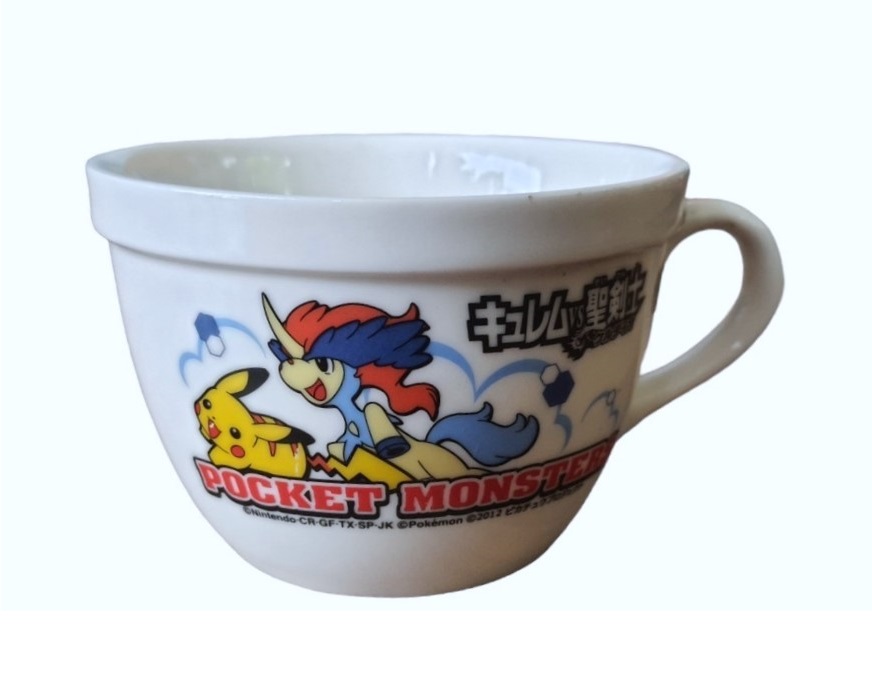 Pocket Monsters Nintendo cup แก้วเซรามิก โปเกม่อน เซรามิคหนา จากญี่ปุ่น Size : 9.5 x 6.5 cm