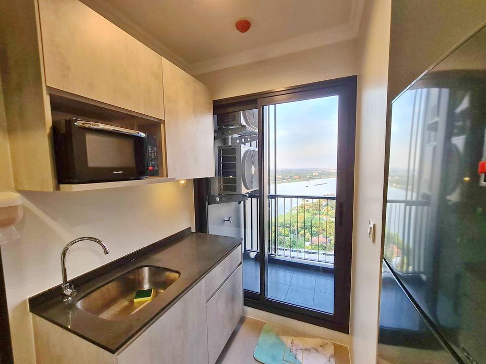 ให้เช่า คอนโด The Politan Aqua มีเครื่องซักผ้าให้