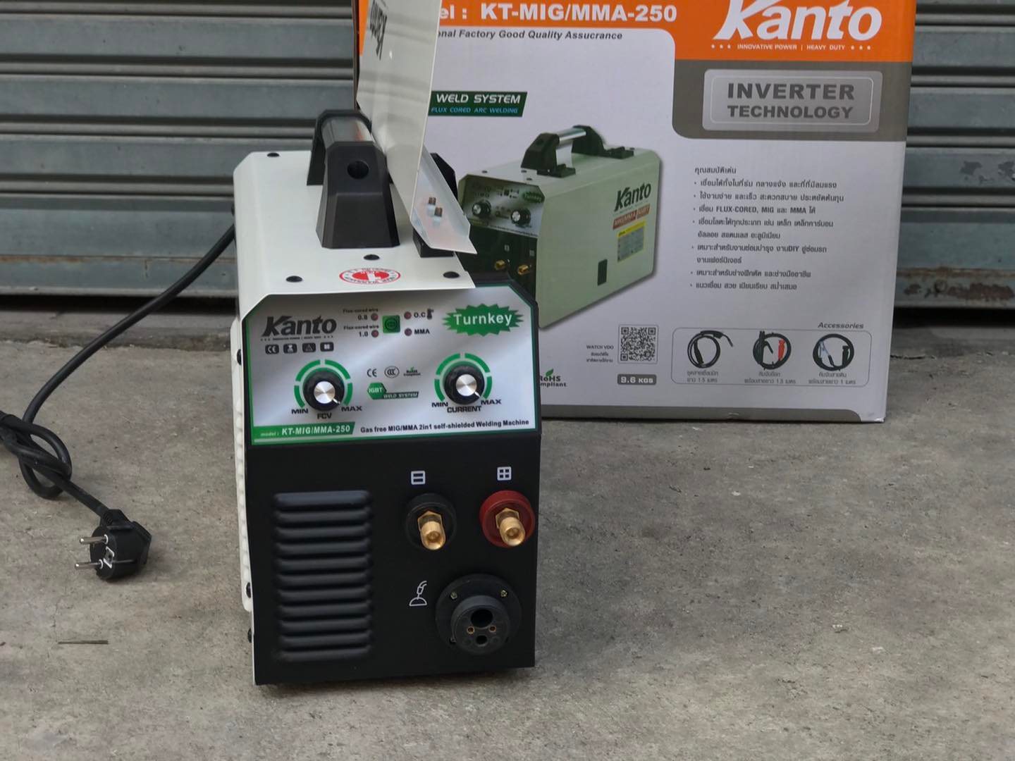 KANTO ตู้เชื่อมไฟฟ้า 2 ระบบ MIG/MMA 250แอมป์ รุ่น KT-MIG/MMA-250
